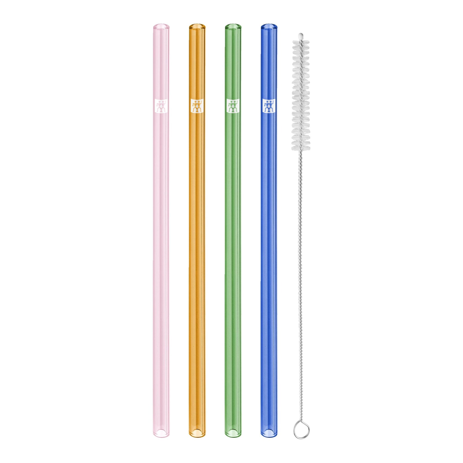 ZWILLING Sorrento Glass Straws Set - 4pc Reusable-DECOROLALA