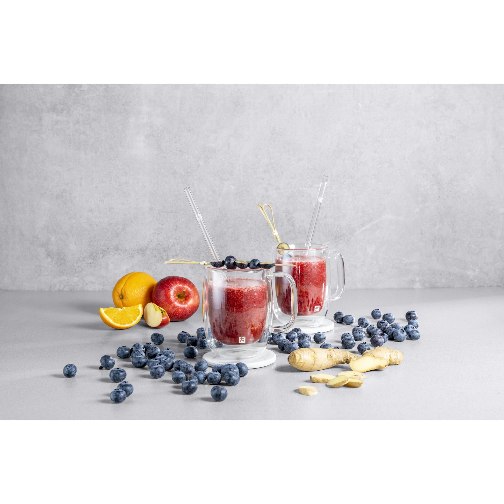ZWILLING Sorrento Glass Straws Set of 4-Kitchen Accessories-DECOROLALA
