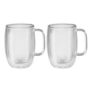 ZWILLING Sorrento Plus 2 Piece Latte Glass Set, Transparent-Coffee-DECOROLALA