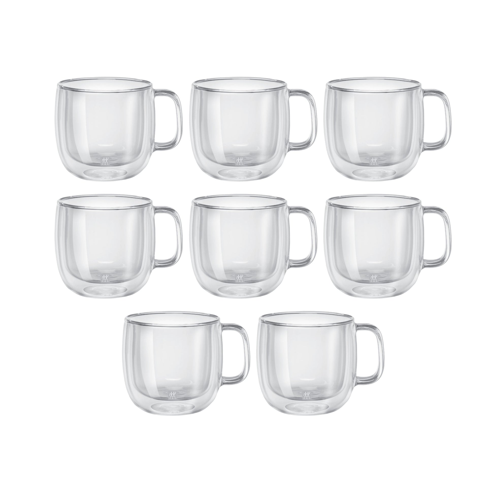 ZWILLING Sorrento Plus 8 Piece Cappuccino Mug Set - Value Pack, Transparent-Mug-DECOROLALA