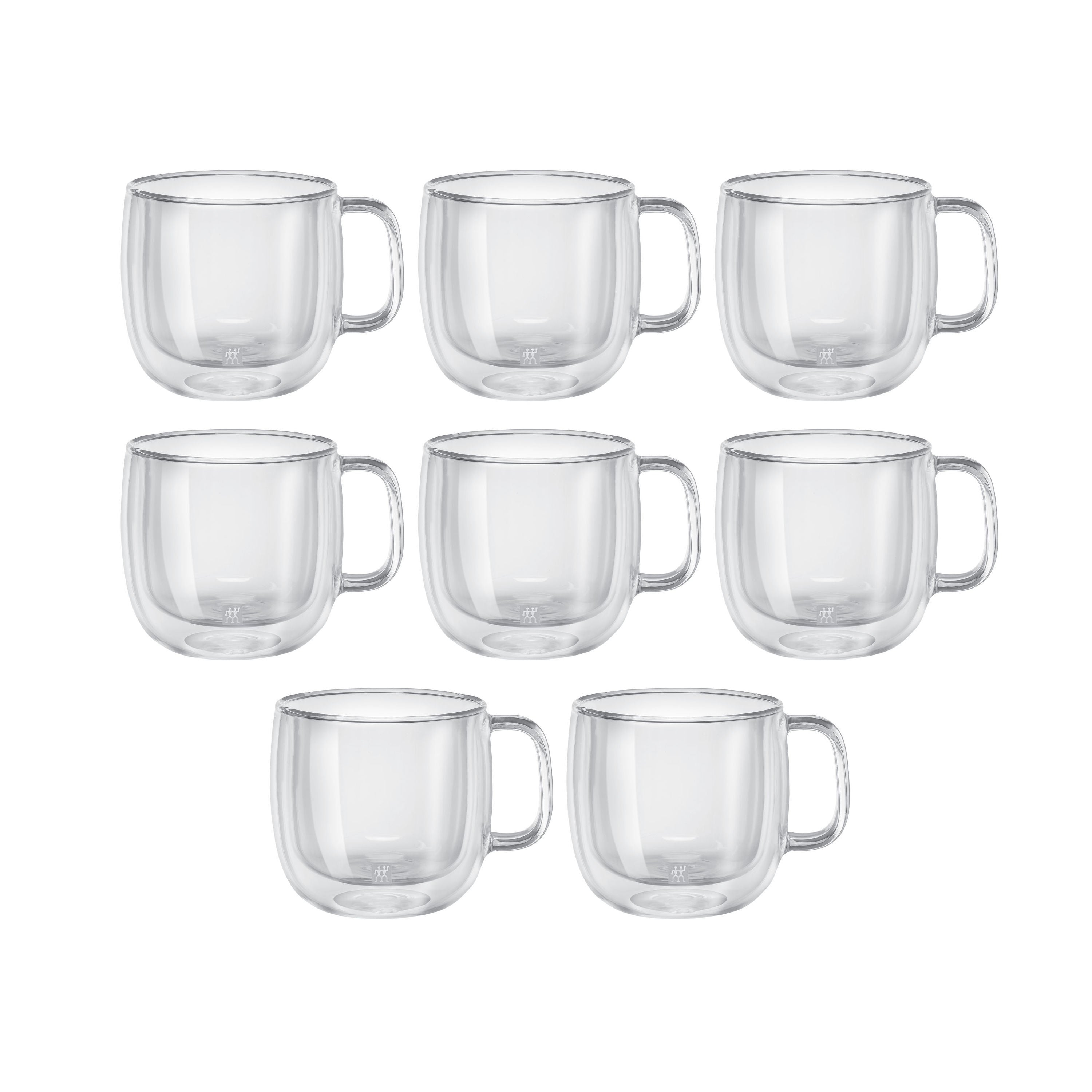 ZWILLING Sorrento Plus 8 Piece Cappuccino Mug Set - Value Pack, Transparent-Mug-DECOROLALA