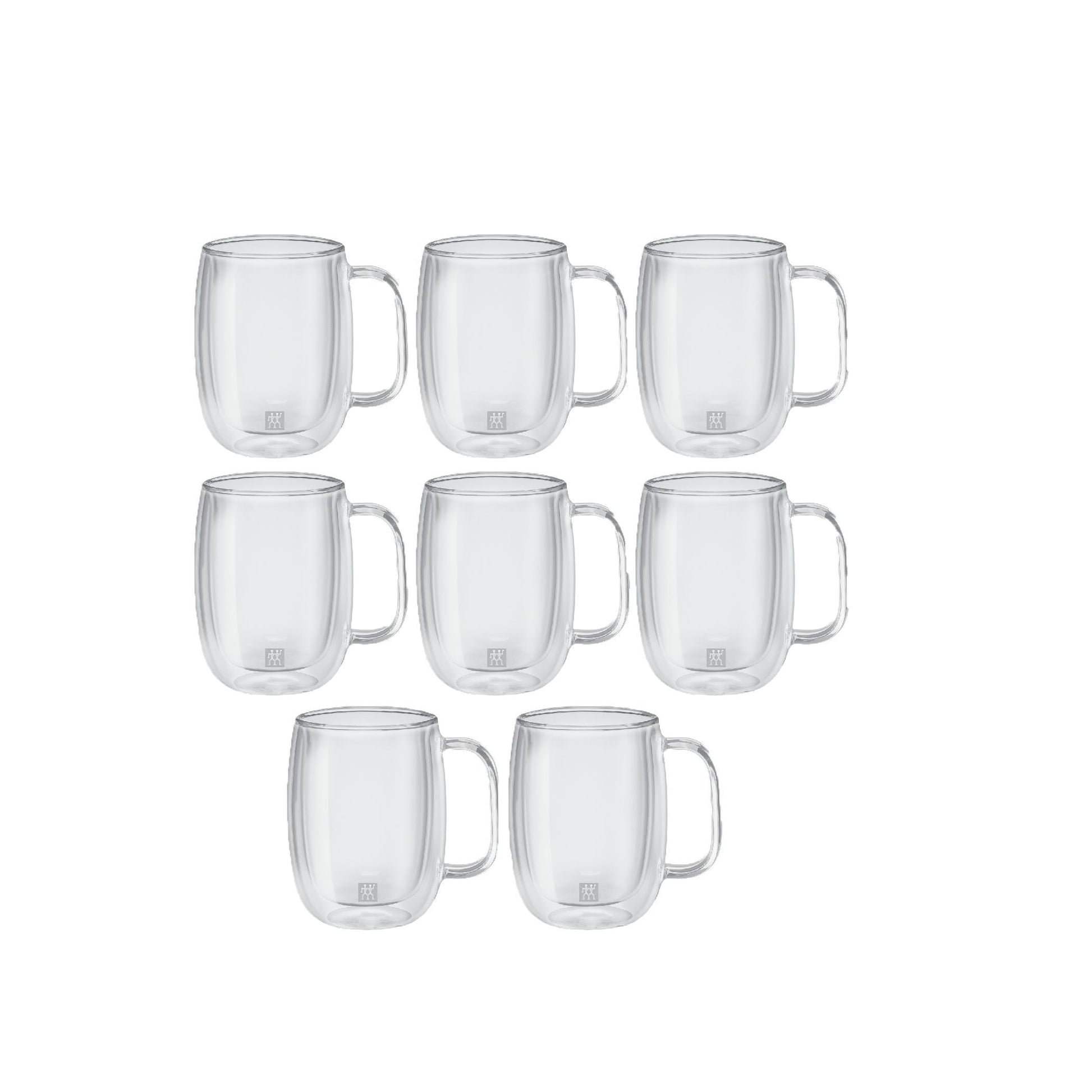ZWILLING Sorrento Plus 8 Piece Coffee Mug Set - Value Pack, Transparent-Mug-DECOROLALA