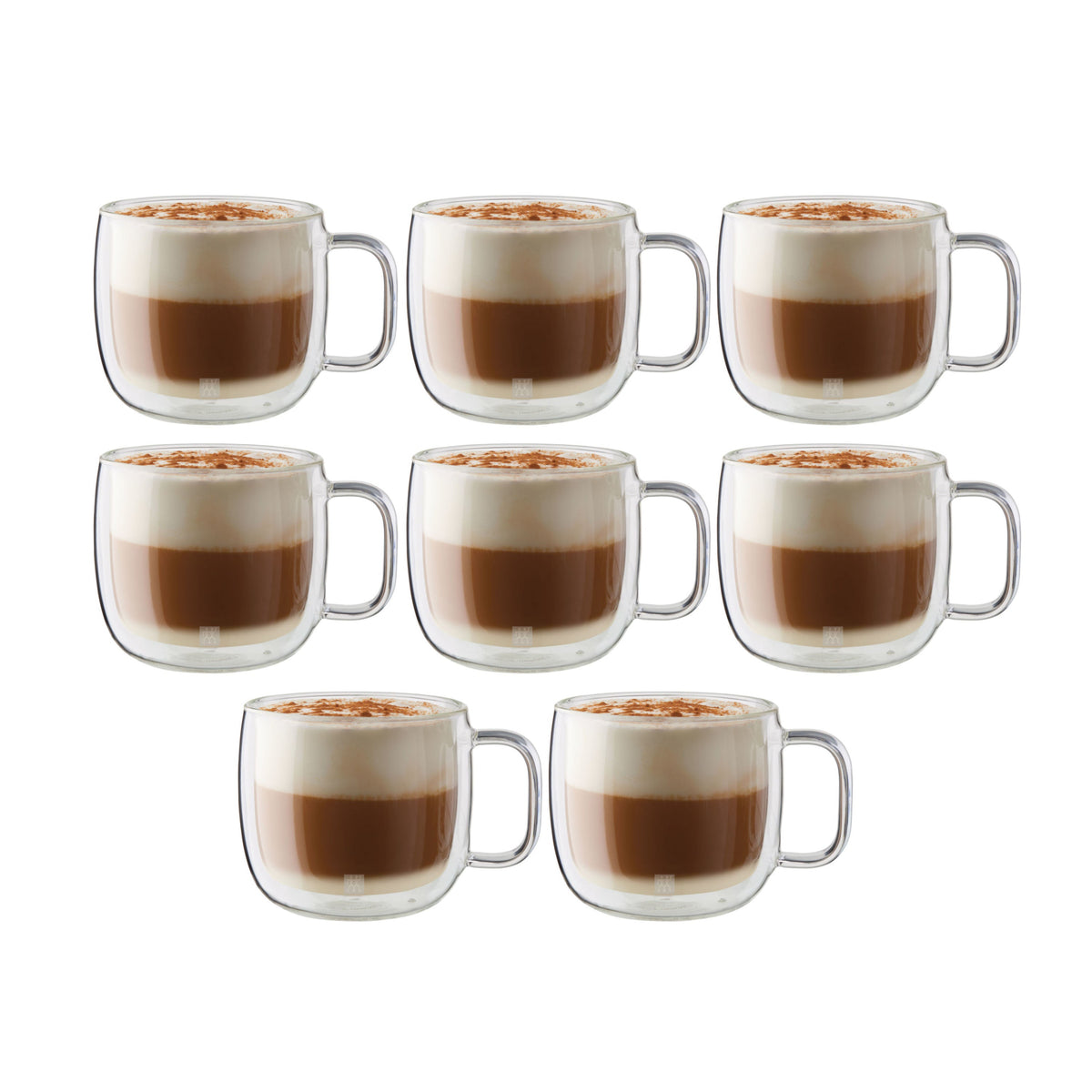 ZWILLING Sorrento Plus 8pc Cappuccino Glass Set-Mugs-DECOROLALA