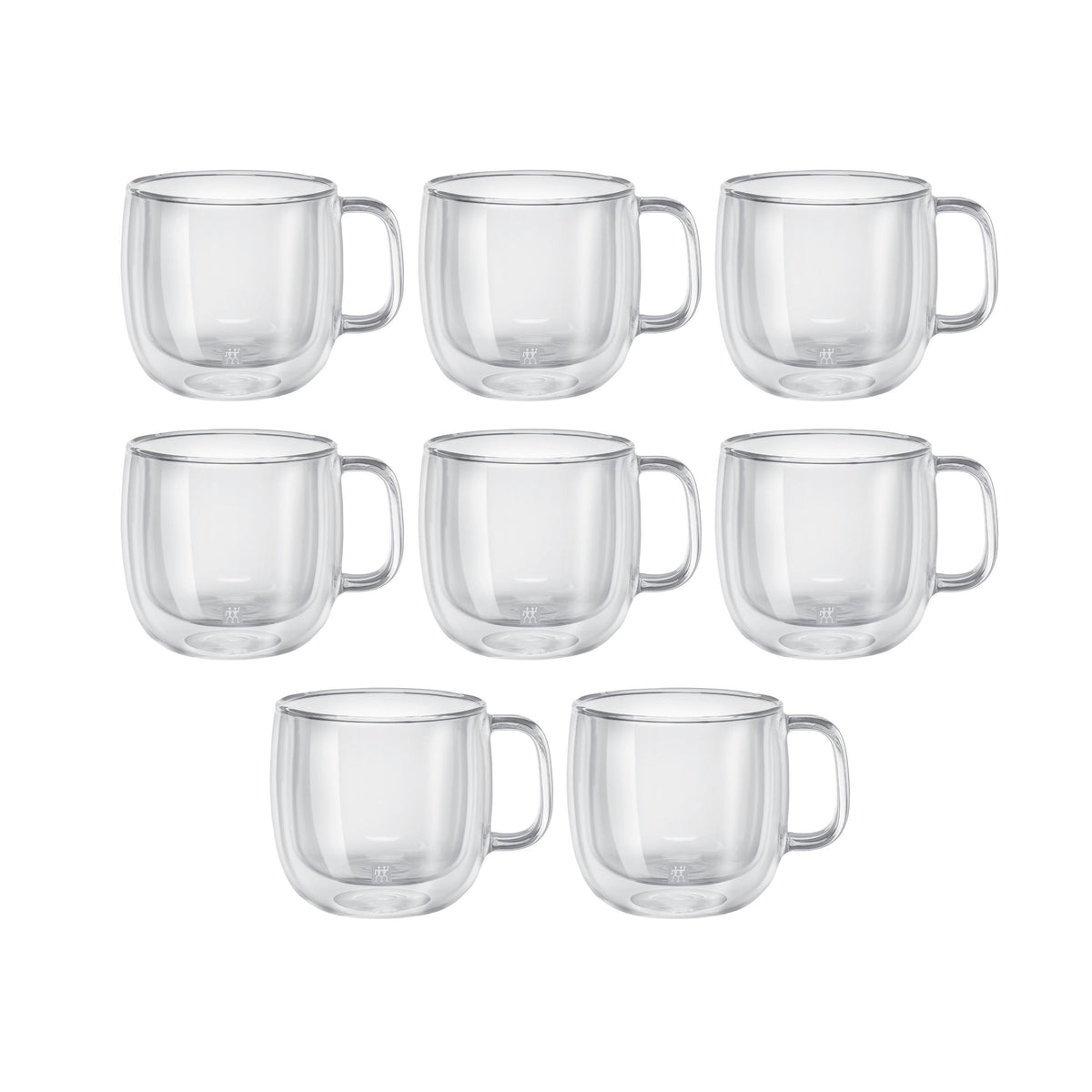 ZWILLING Sorrento Plus 8pc Cappuccino Glass Set-Mugs-DECOROLALA