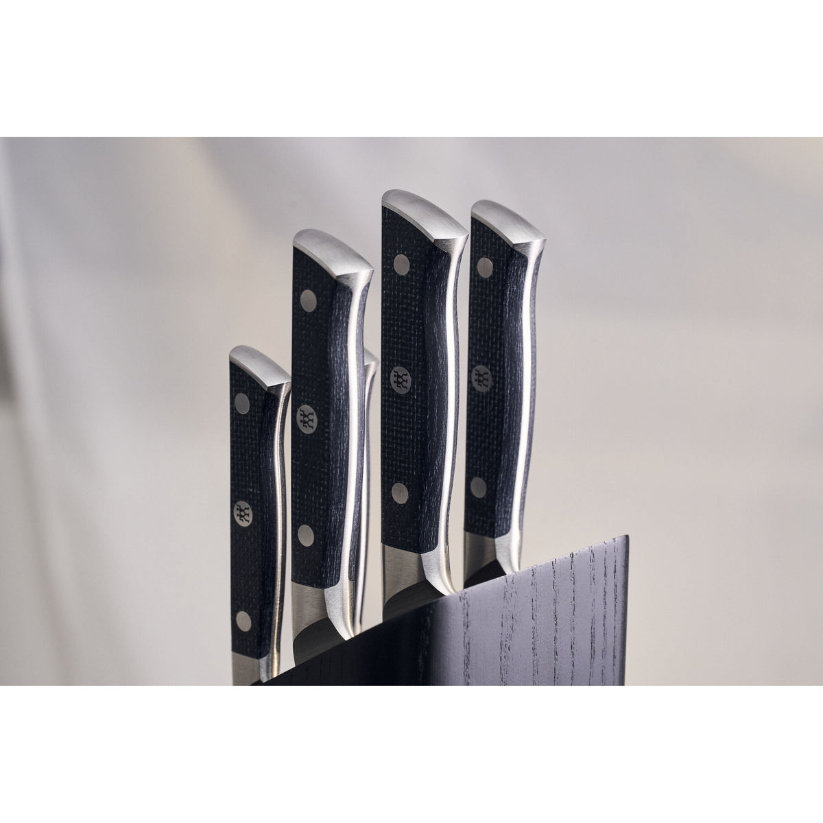 ZWILLING Spectrum 6-Piece Knife Block Set Black-Knife Sets-DECOROLALA