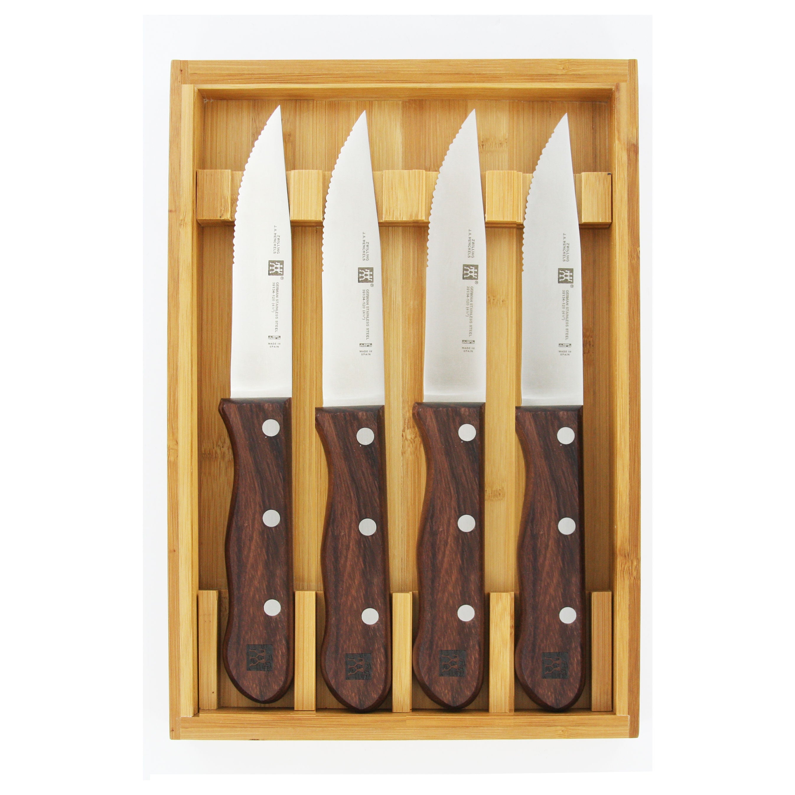 ZWILLING Steak Knives Set 4 Piece Palisander-Kitchen Tool-DECOROLALA