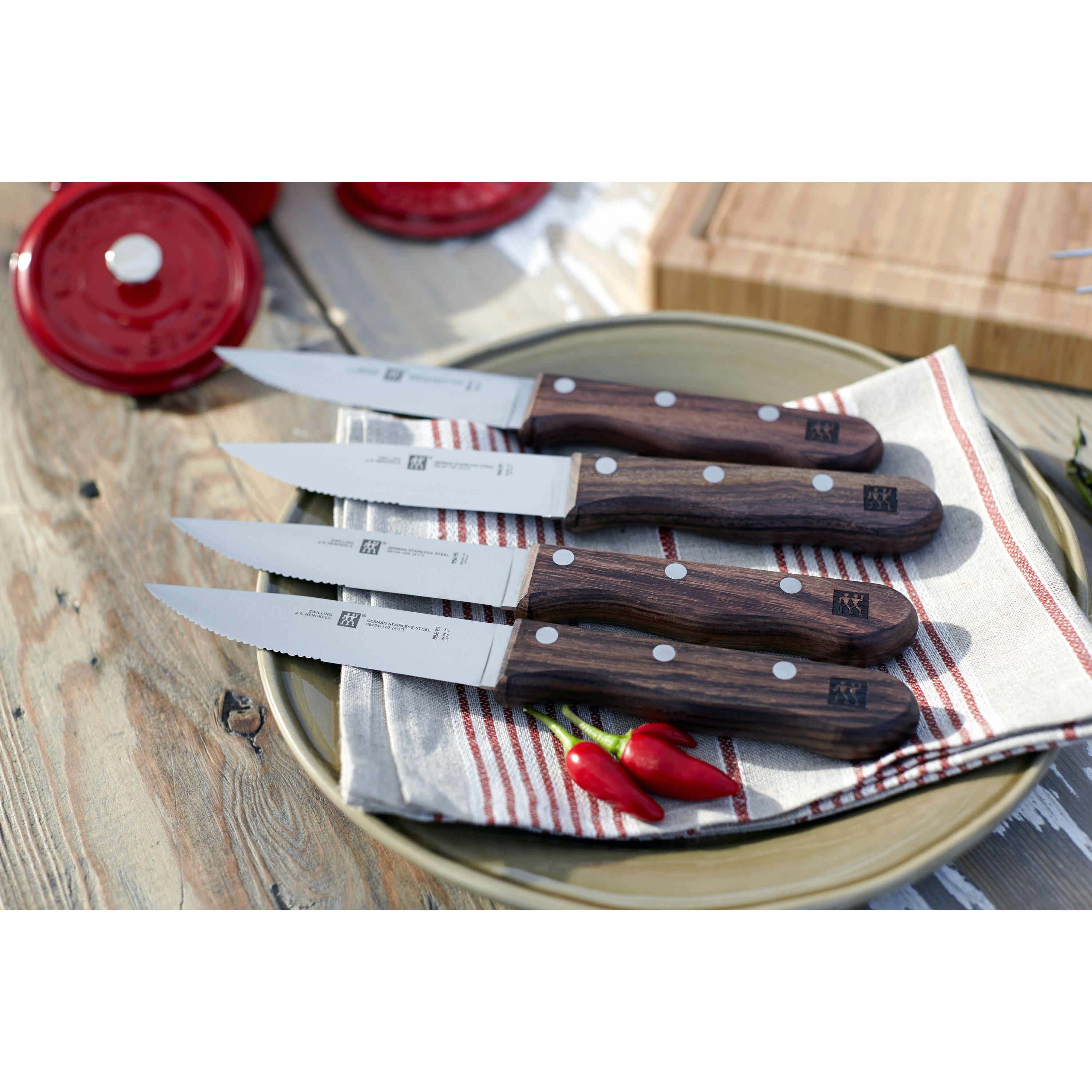 ZWILLING Steak Knives Set 4 Piece Palisander-Kitchen Tool-DECOROLALA