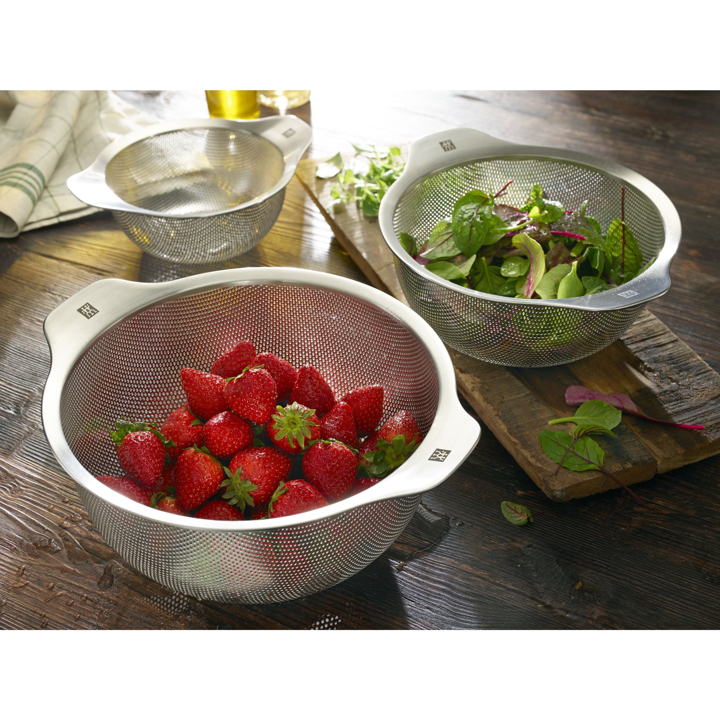ZWILLING TABLE 24cm Colander Stainless Steel-Table-DECOROLALA