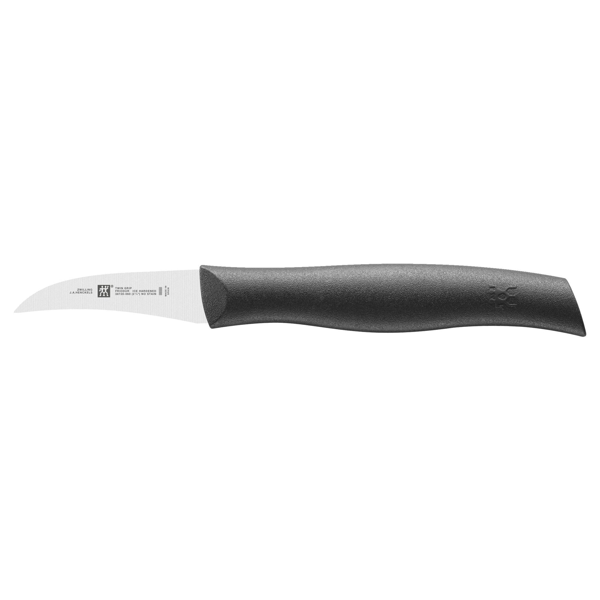 ZWILLING TWIN Grip 2.5 inch Peeling Knife, Black-Peeling Knife-DECOROLALA