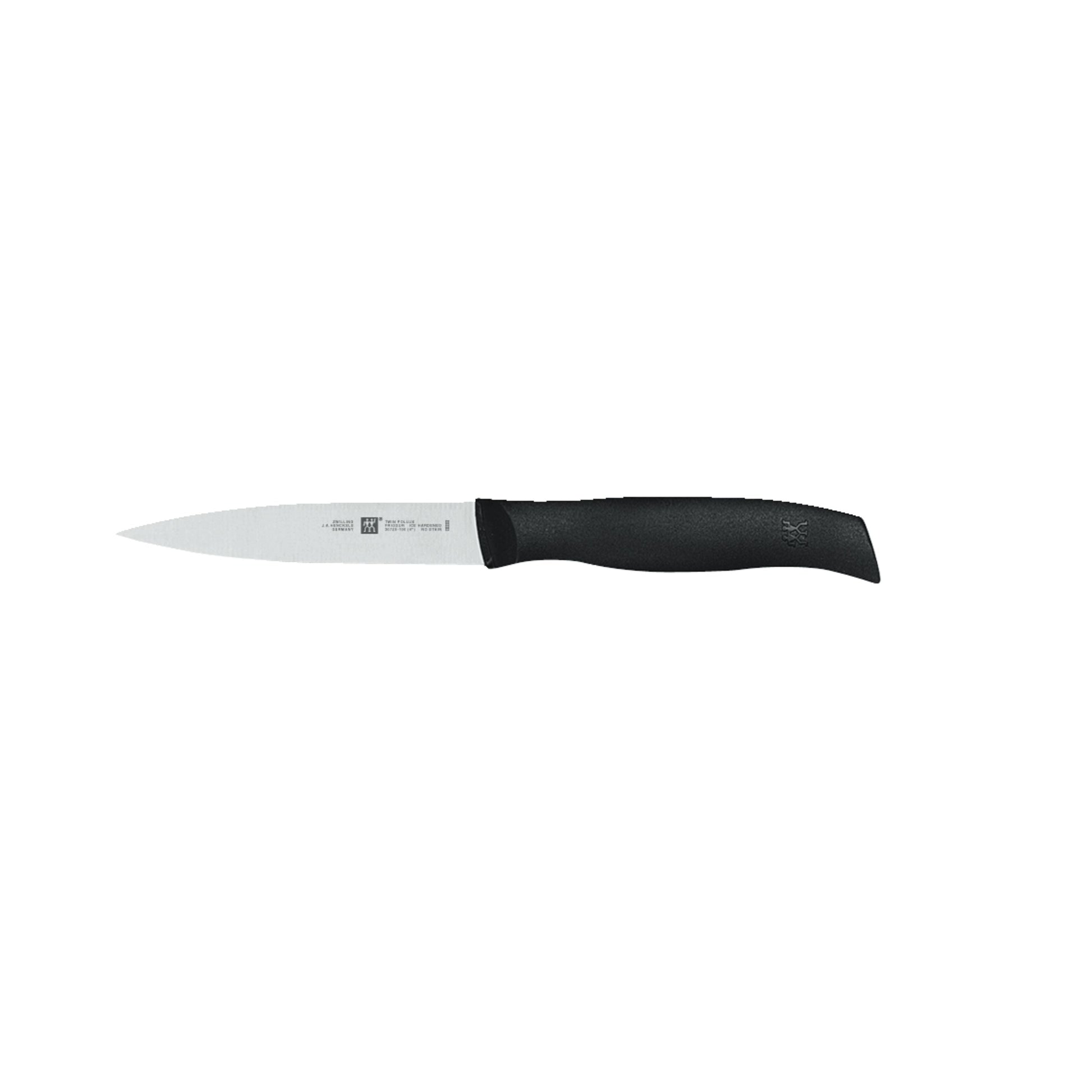 ZWILLING TWIN Grip 4 inch Paring Knife, Black-Paring Knife-DECOROLALA