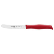 ZWILLING TWIN Grip 4.5" Serrated Utility Knife Red-Utility Knife-DECOROLALA