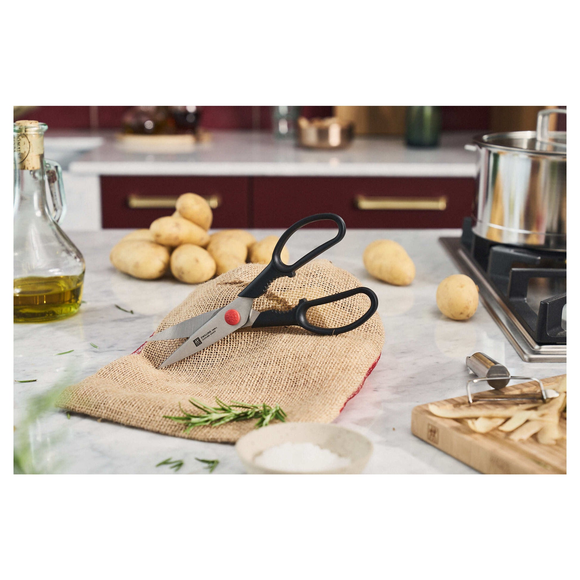 ZWILLING TWIN L Kitchen Shears 20cm Silver-Kitchen Shear-DECOROLALA