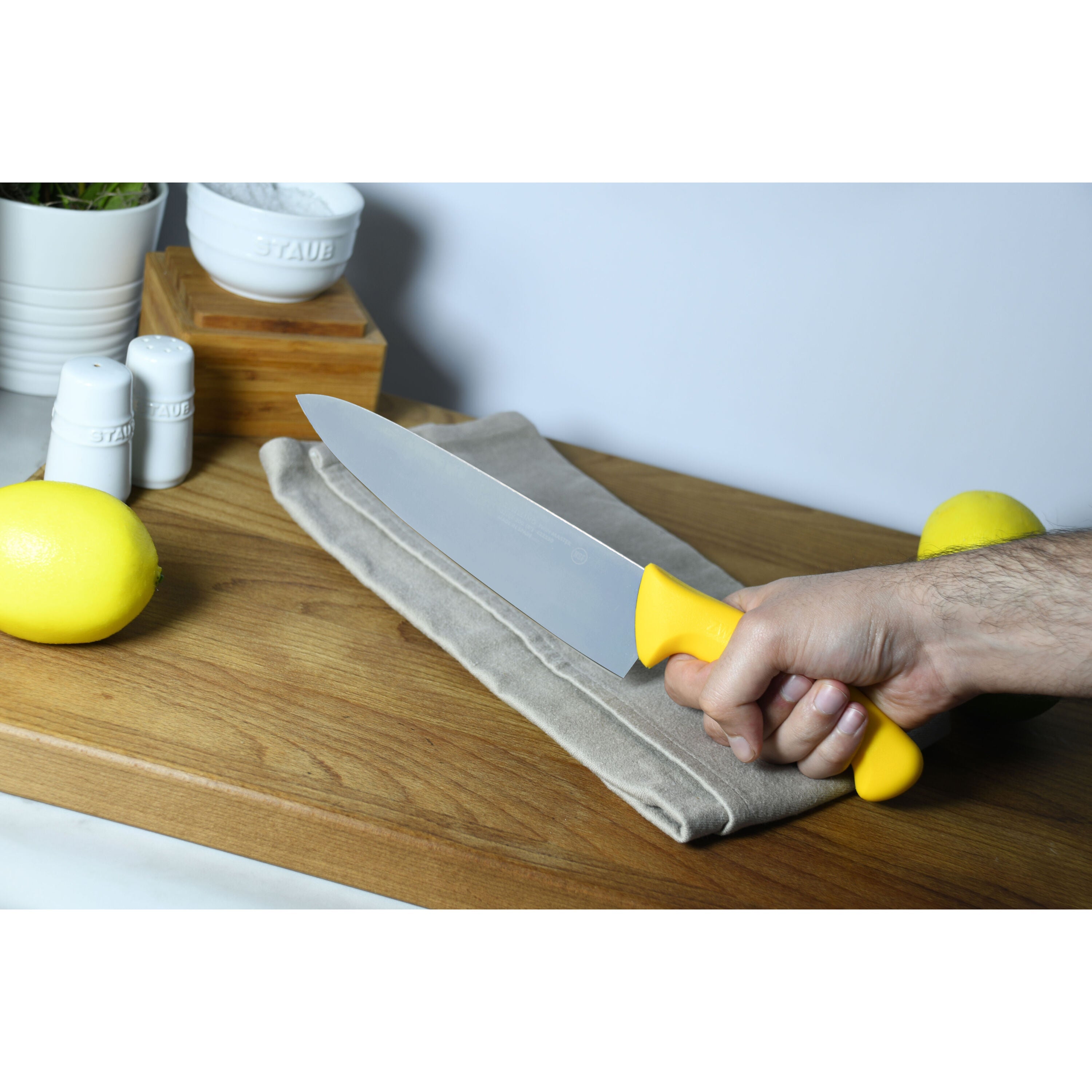 ZWILLING TWIN Master 2 Piece, Knife Set, Yellow-Knife Set-DECOROLALA