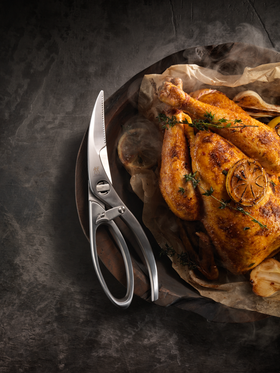 ZWILLING TWIN Select 23.5 cm, Poultry Shear, Silver-Kitchen Shear-DECOROLALA