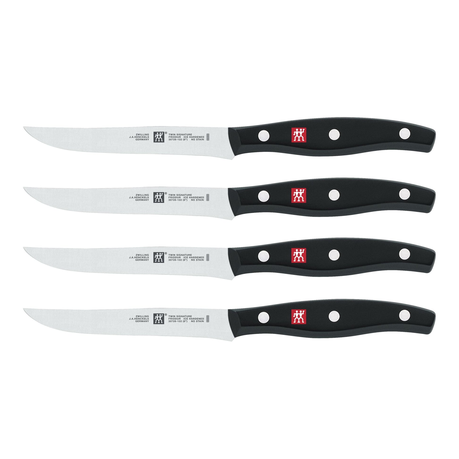 ZWILLING TWIN Signature 4 Piece Knife Set, Black-Knife Set-DECOROLALA