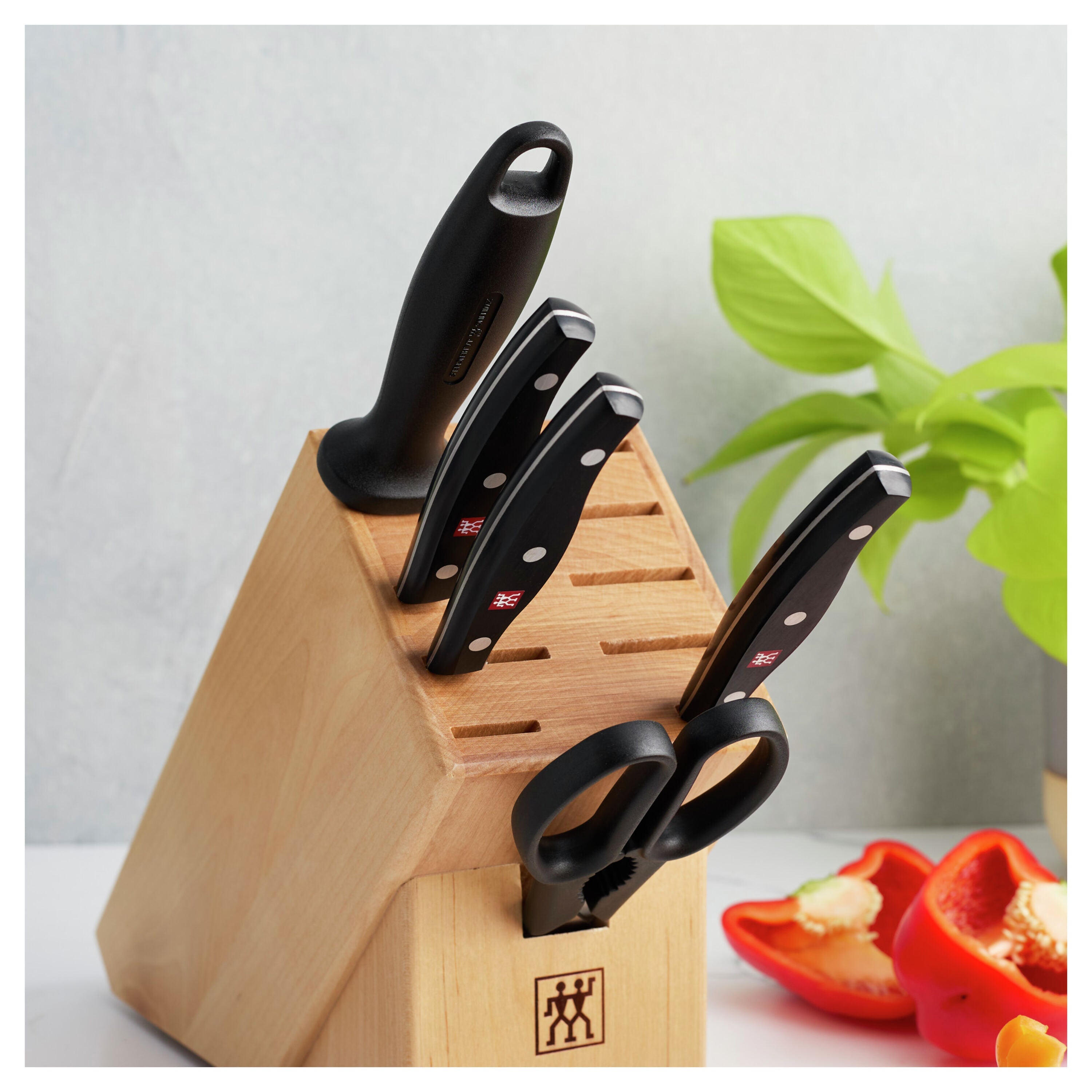 ZWILLING TWIN Signature 7 Piece, Knife Block Set, Nature-n/a-DECOROLALA