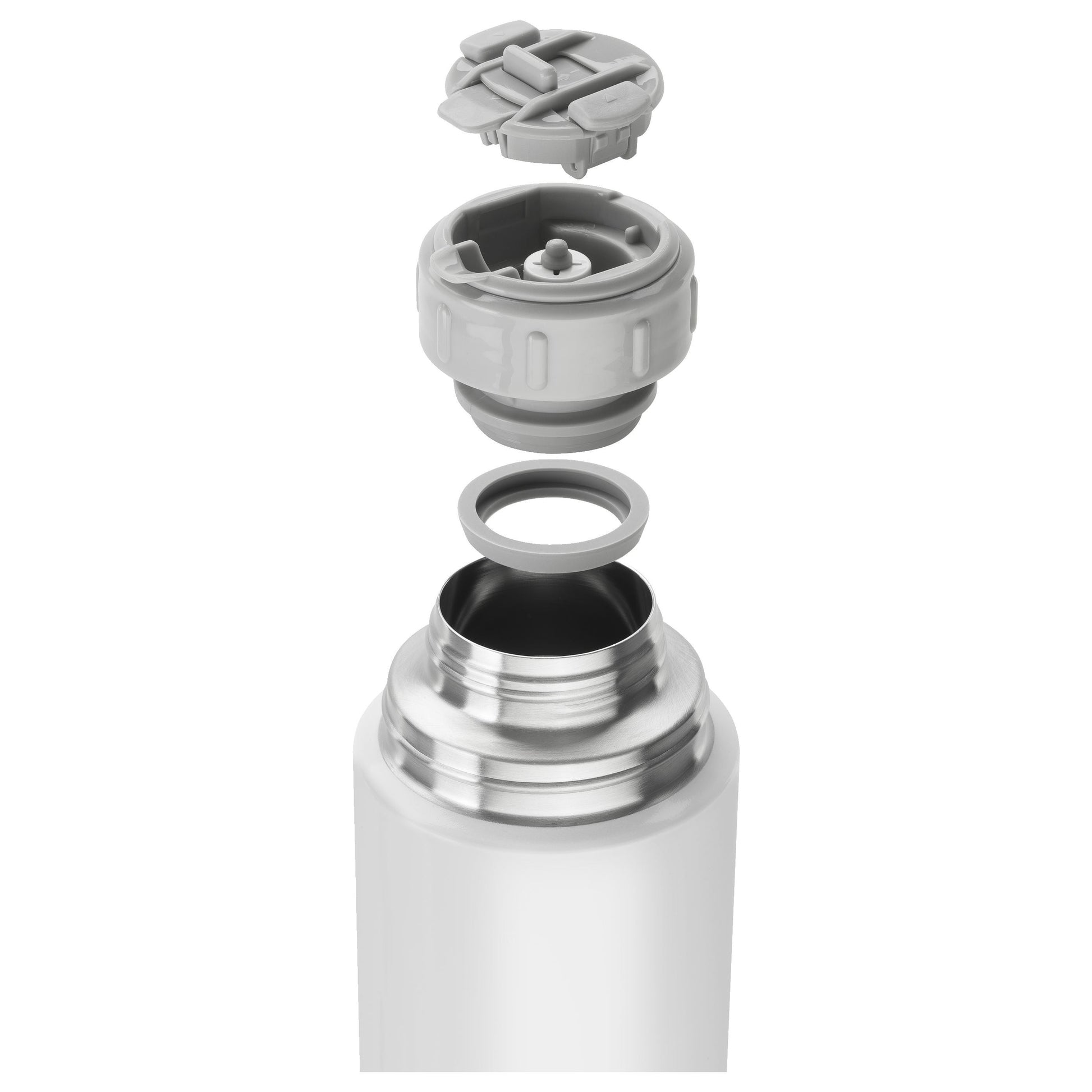 ZWILLING Thermo Bottle 1L - White-Grey Insulated-Water Bottl-DECOROLALA