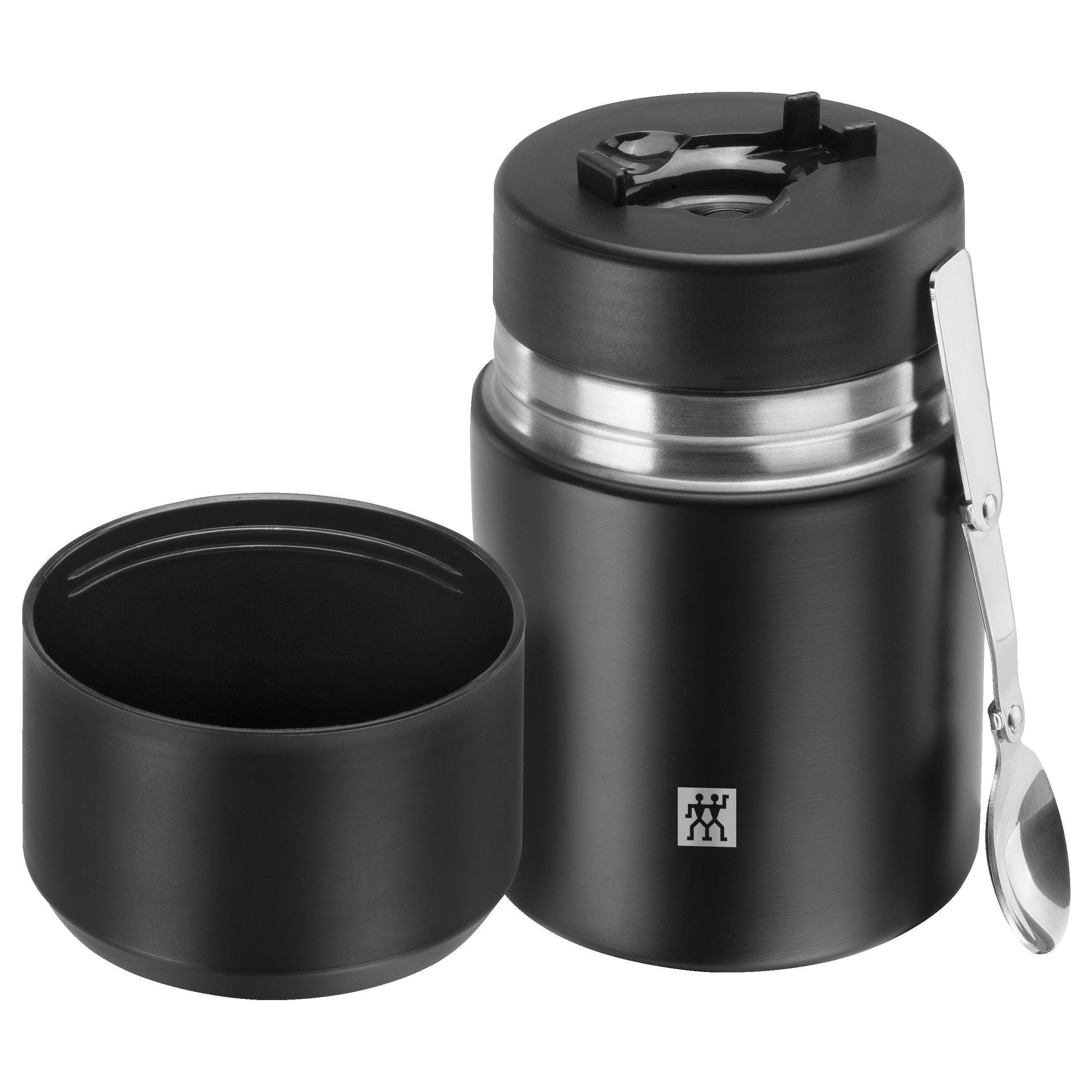 ZWILLING Thermo Food Jar 700mL Stainless Steel Black-Food Storage-DECOROLALA