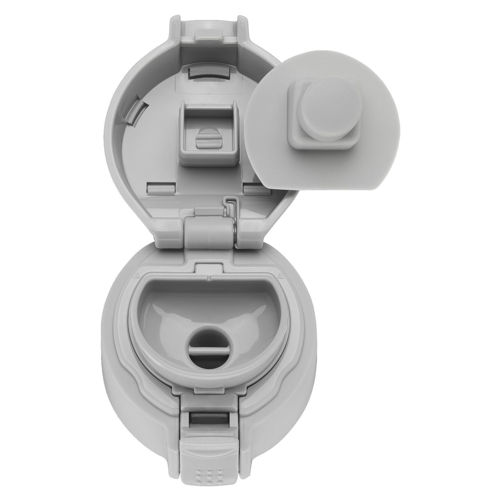 ZWILLING Thermo Travel Bottle, 450 mL, White-Grey-Water Bottl-DECOROLALA