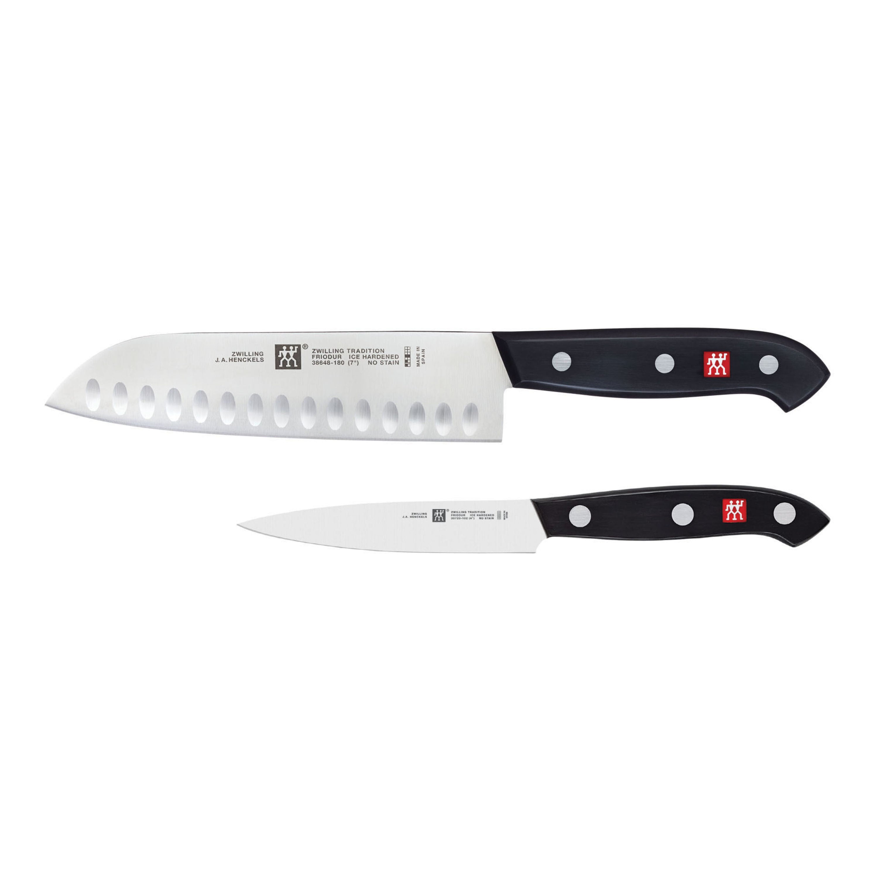 ZWILLING Tradition 2-Piece Knife Set Santoku-Knife Set-DECOROLALA