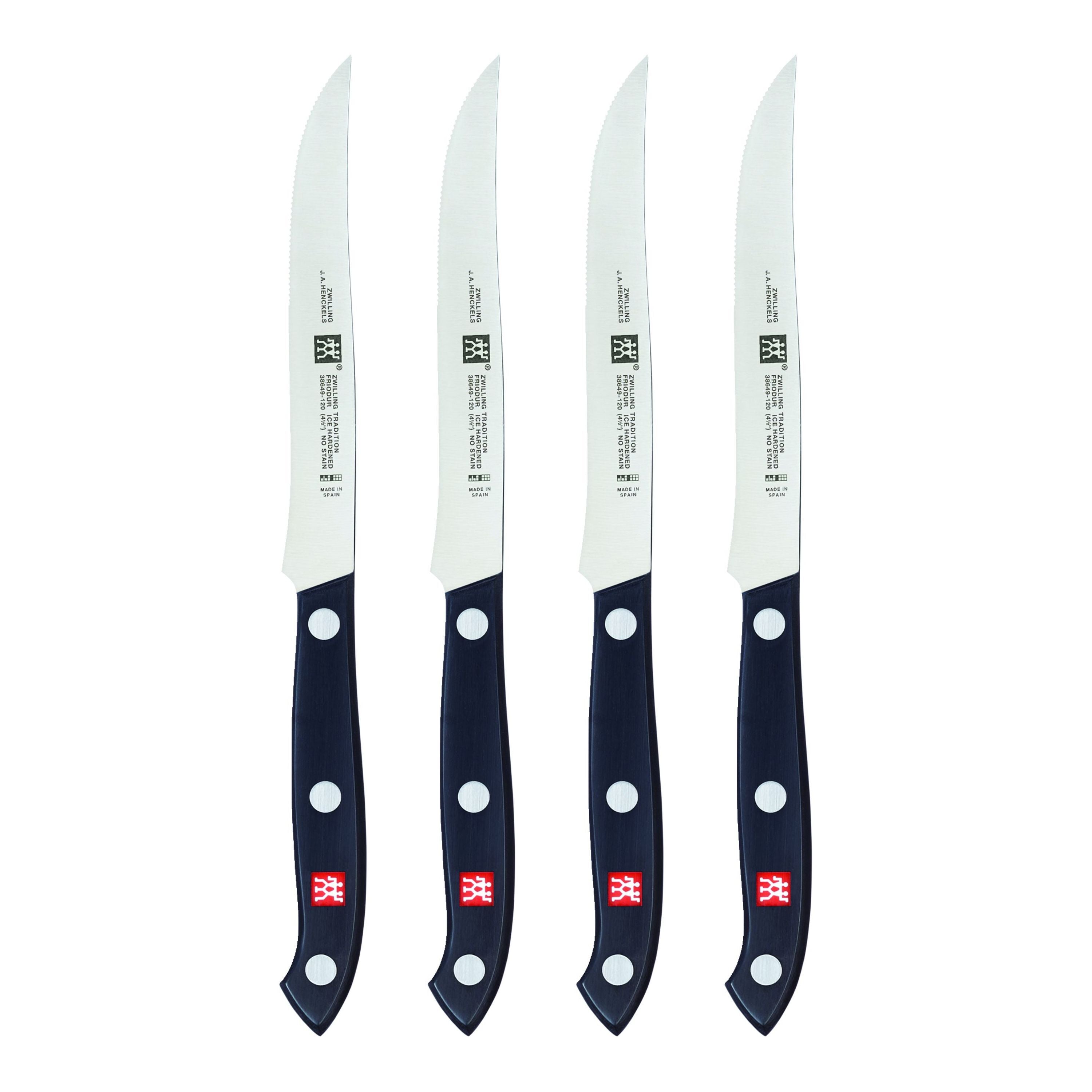ZWILLING Tradition 4 Piece Steak Set-Steak Knife-DECOROLALA