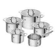 ZWILLING TrueFlow 9 Piece Cookware Set 9 Piece Stainless Steel-Cookware Set-DECOROLALA