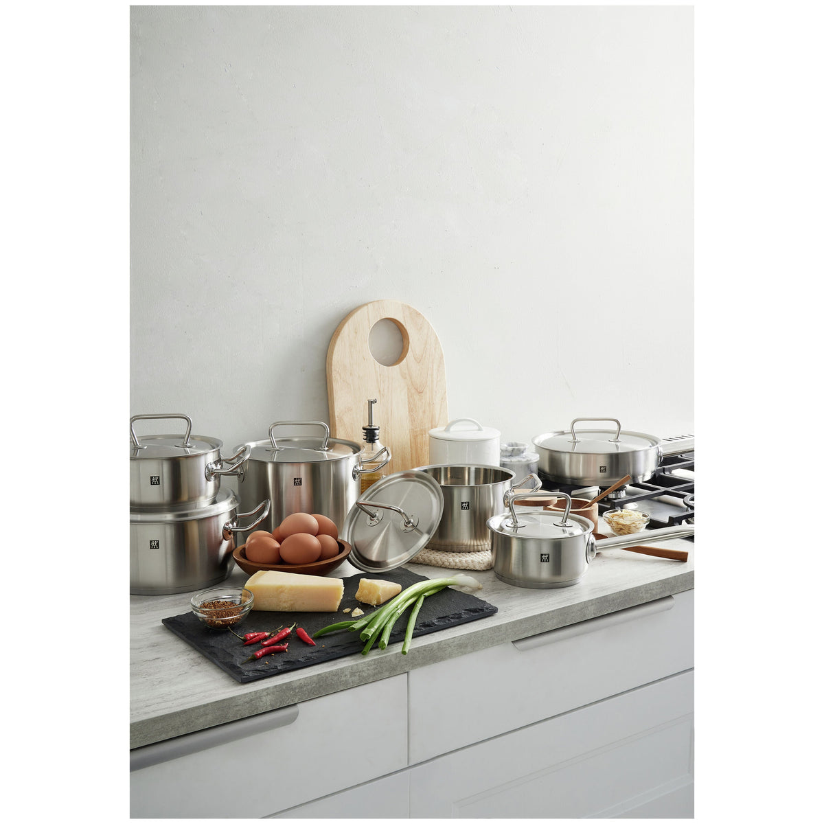 ZWILLING Twin Classic 12 Piece 18/10 Stainless Steel Cookware Set-Cookware Sets-DECOROLALA