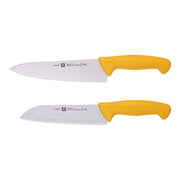 ZWILLING Twin Master 2pc Knife Set Yellow-Knife Set-DECOROLALA