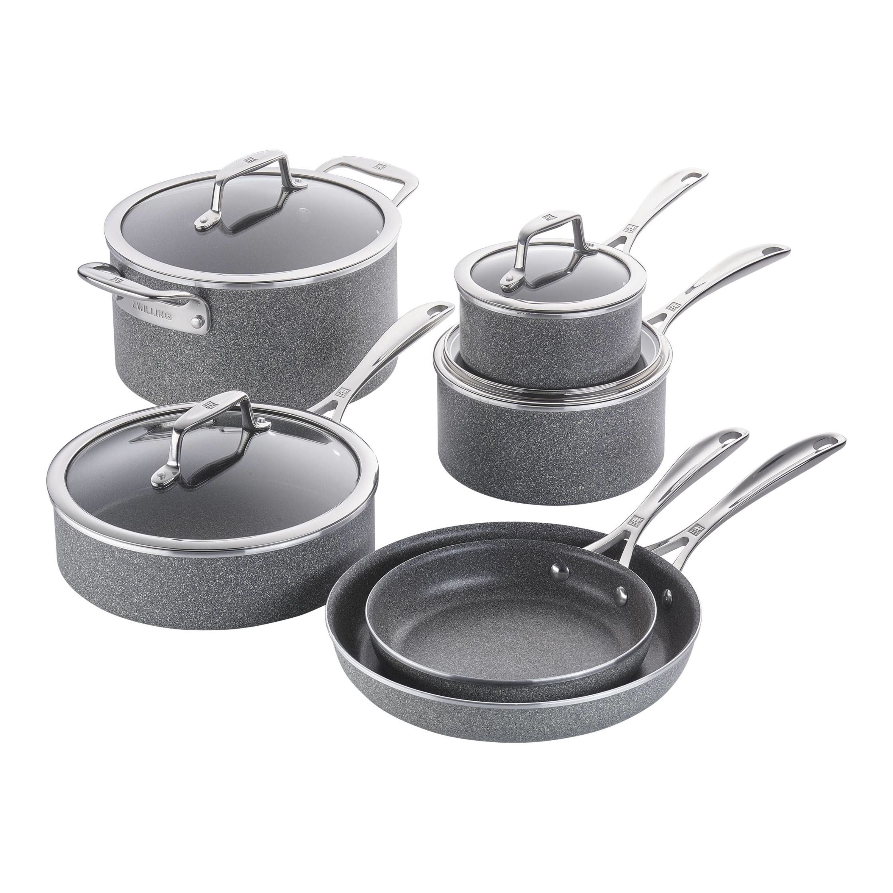 ZWILLING Vitale 10 Piece Aluminum Cookware Set-Cookware Set-DECOROLALA