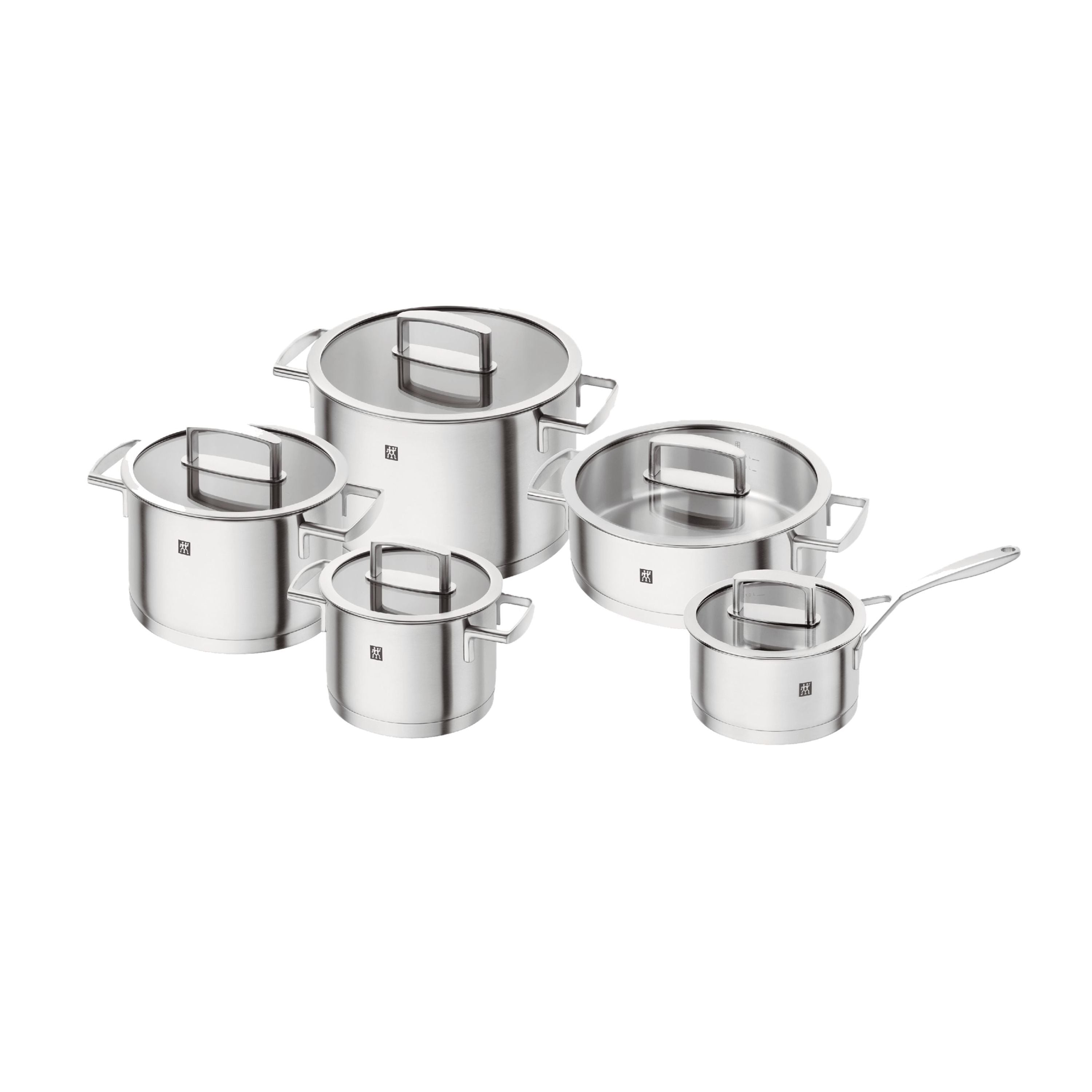 ZWILLING Vitality Pot Set 10 Piece, 18/10 Stainless Steel-Cookware-DECOROLALA