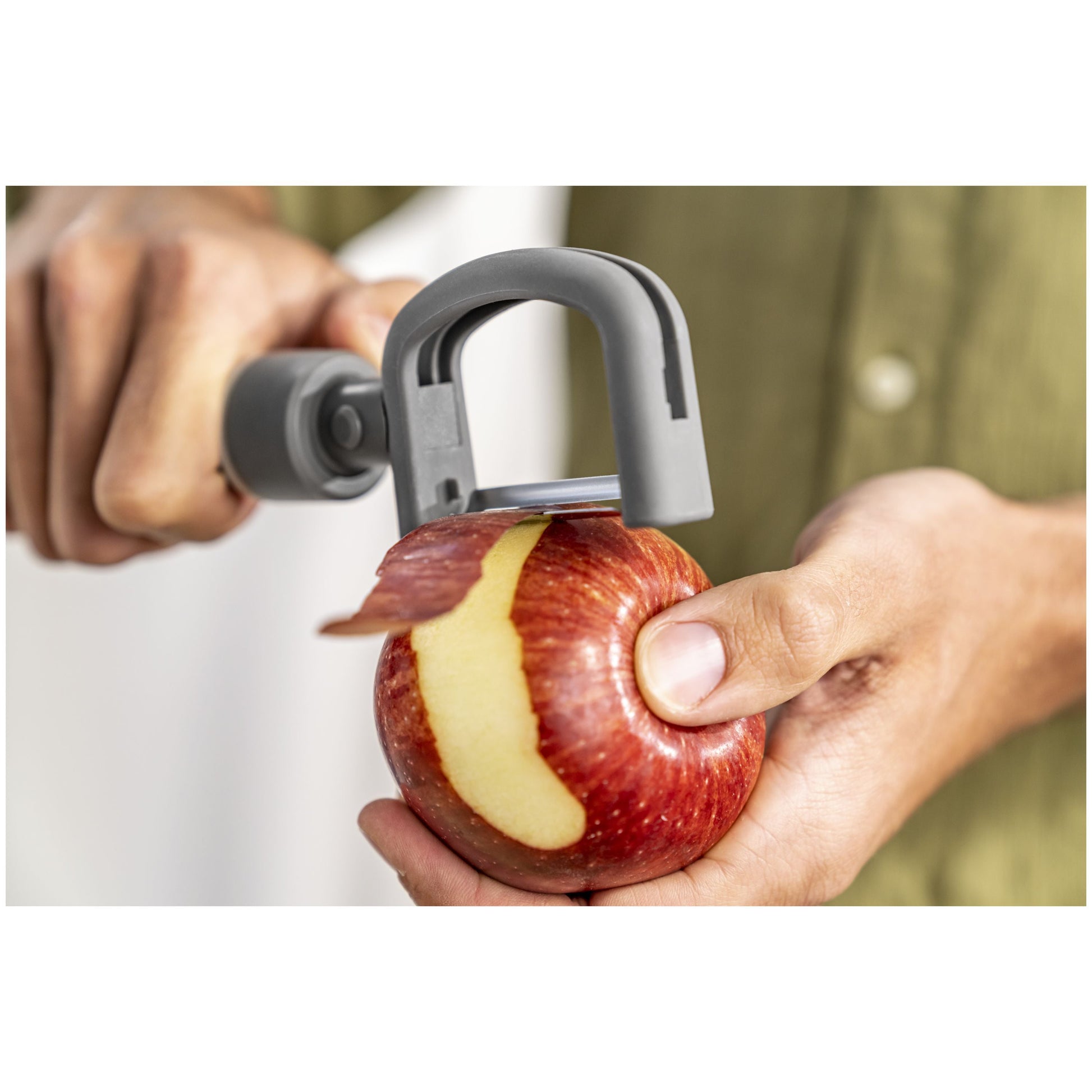 ZWILLING Z-Cut 2-In-1 Peeler, Grey-Food Peeler-DECOROLALA