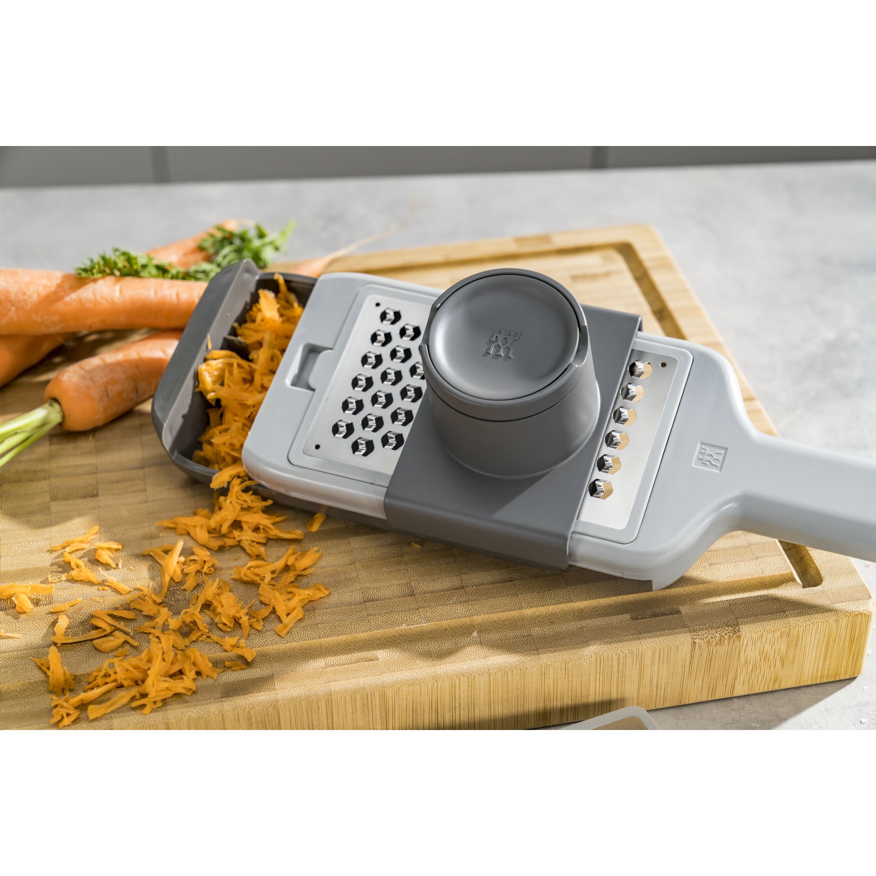 ZWILLING Z-Cut 3 Piece Plastic Kitchen Gadgets Sets, Ancient-Grey-Food Grater-DECOROLALA