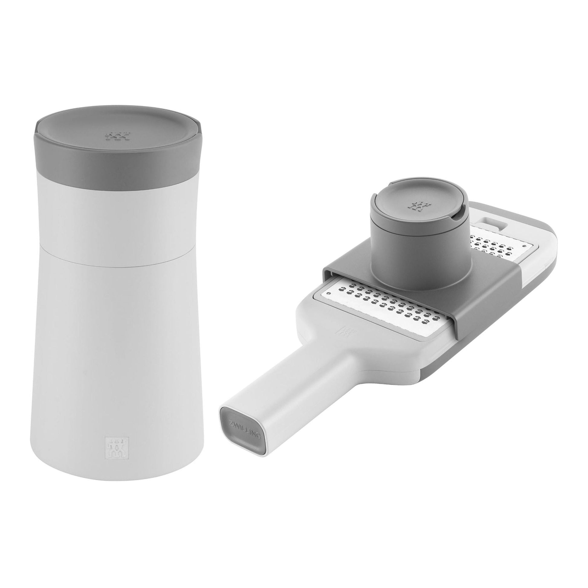 ZWILLING Z-Cut 3 Piece Plastic Kitchen Gadgets Sets, Ancient-Grey-Food Grater-DECOROLALA