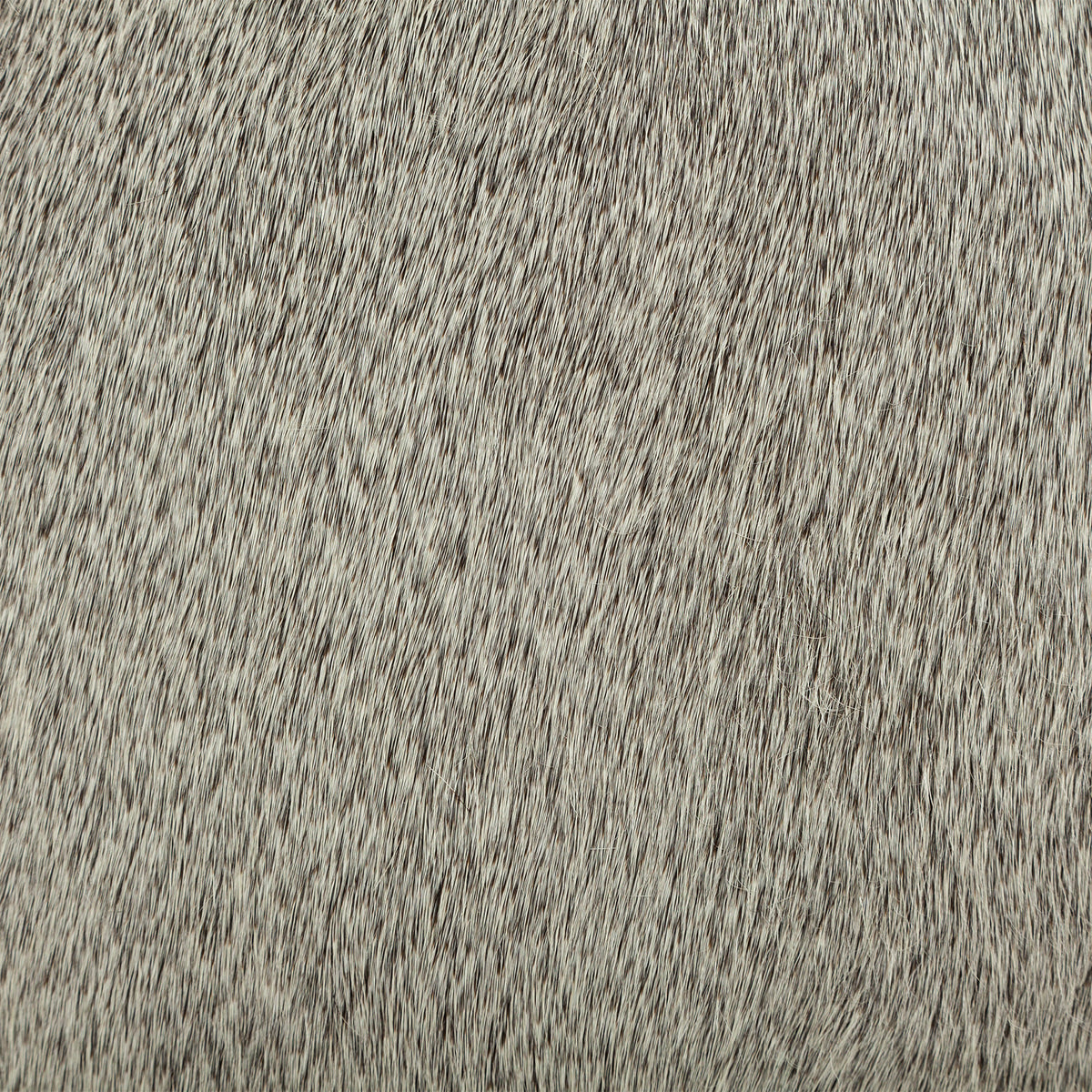 Zahavi I 20" Grey-toned hair-on-hide ottoman-Stools & Ottomans-DECOROLALA