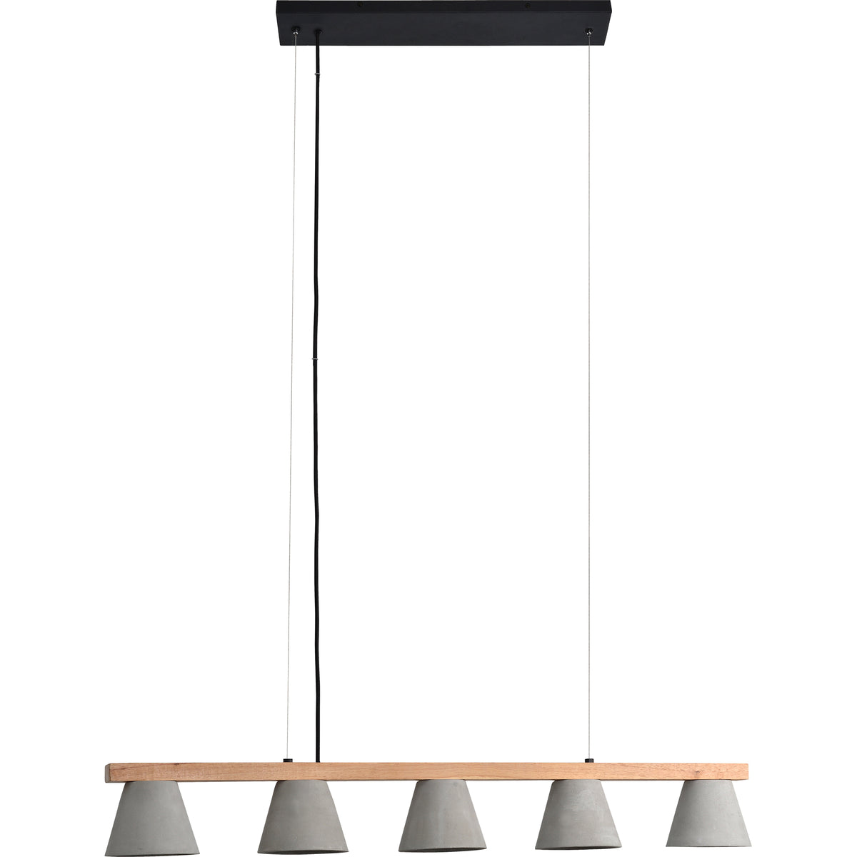 Zain 6" Length Ceiling Fixture, Grey-Ceiling Light Fixtures-DECOROLALA