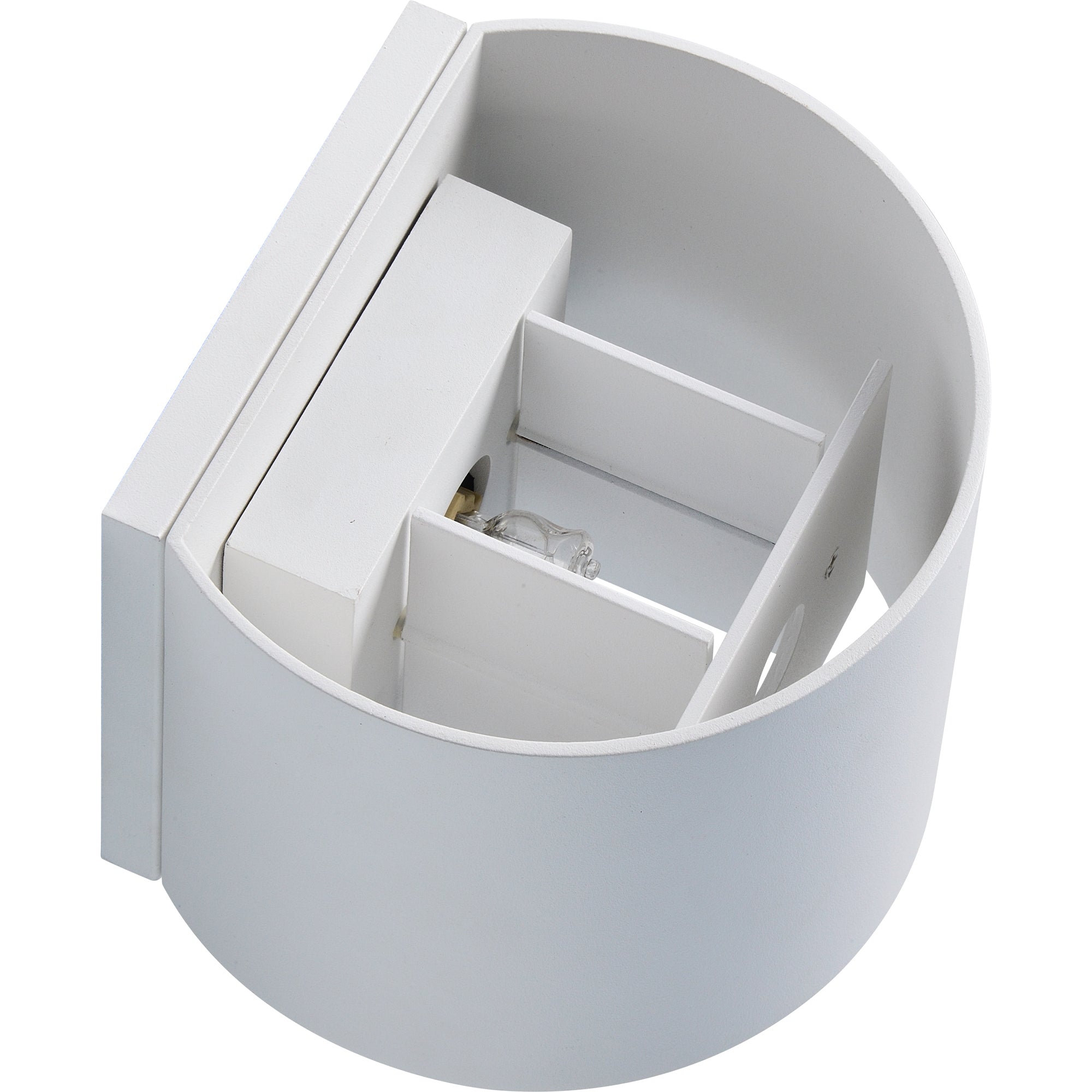 Zak 4.72" Length Wall Sconce, Matte White-Wall Sconce-DECOROLALA