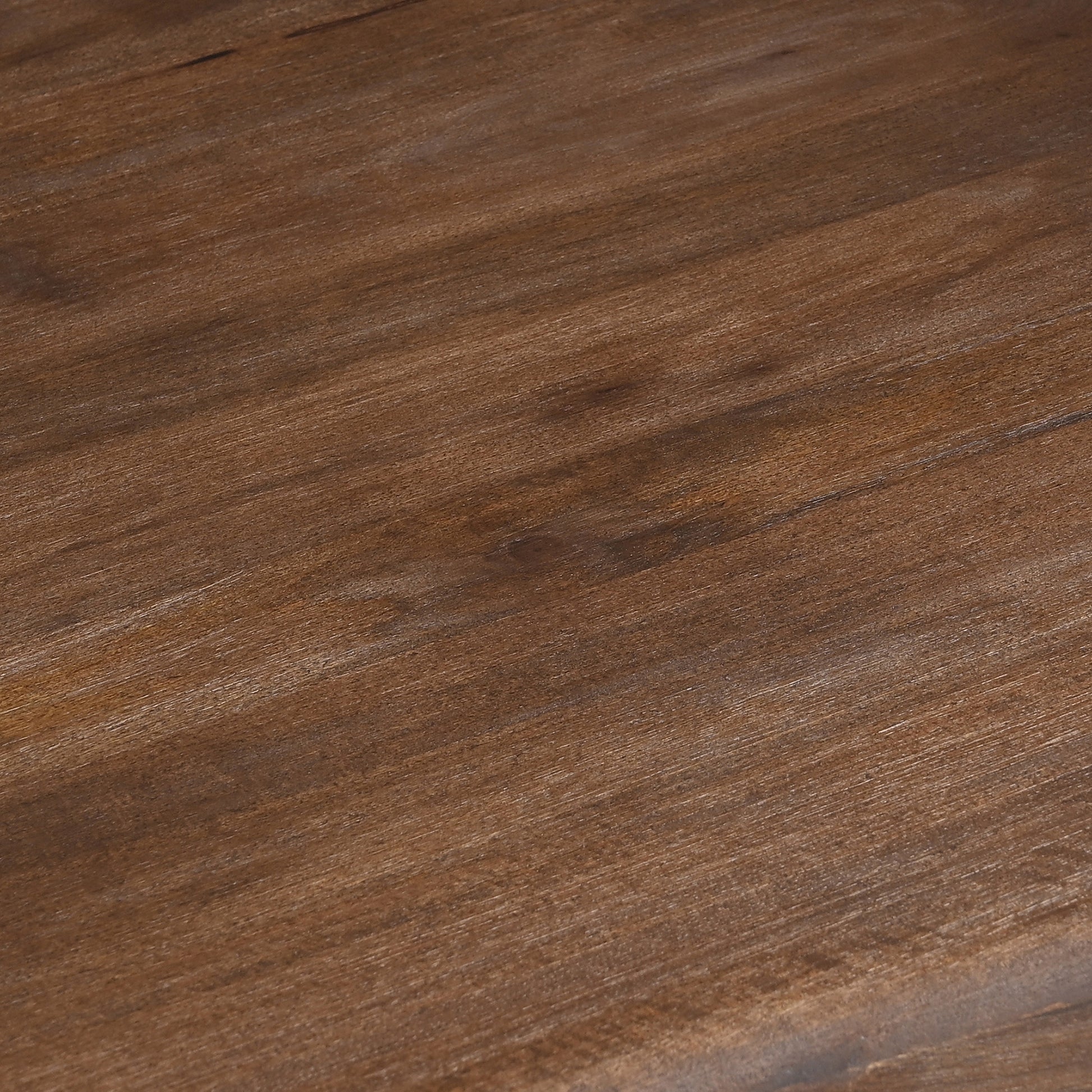 Zaloa Accent Table - Dark Walnut Solid Mango Wood-Accent Table-DECOROLALA