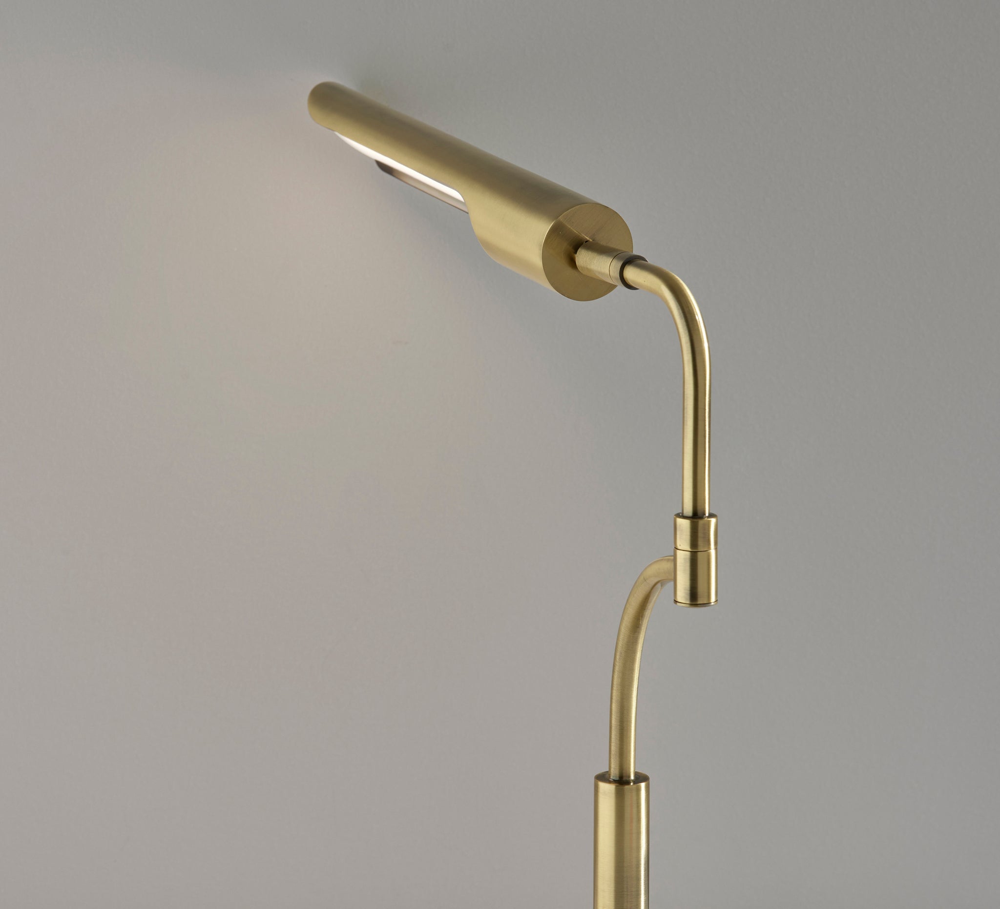 Zane LED Desk Lamp - Antique Brass 17" Adjustable-Lighting-DECOROLALA