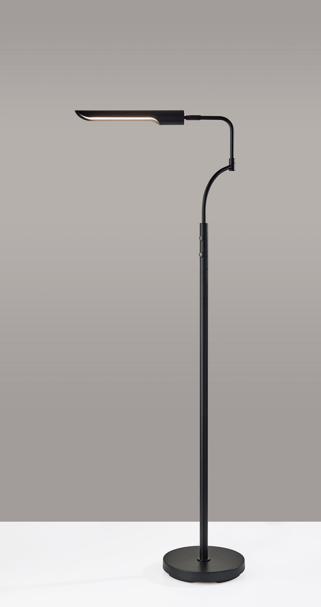 Zane LED Floor Lamp w. Smart Switch- Black-Lighting-DECOROLALA