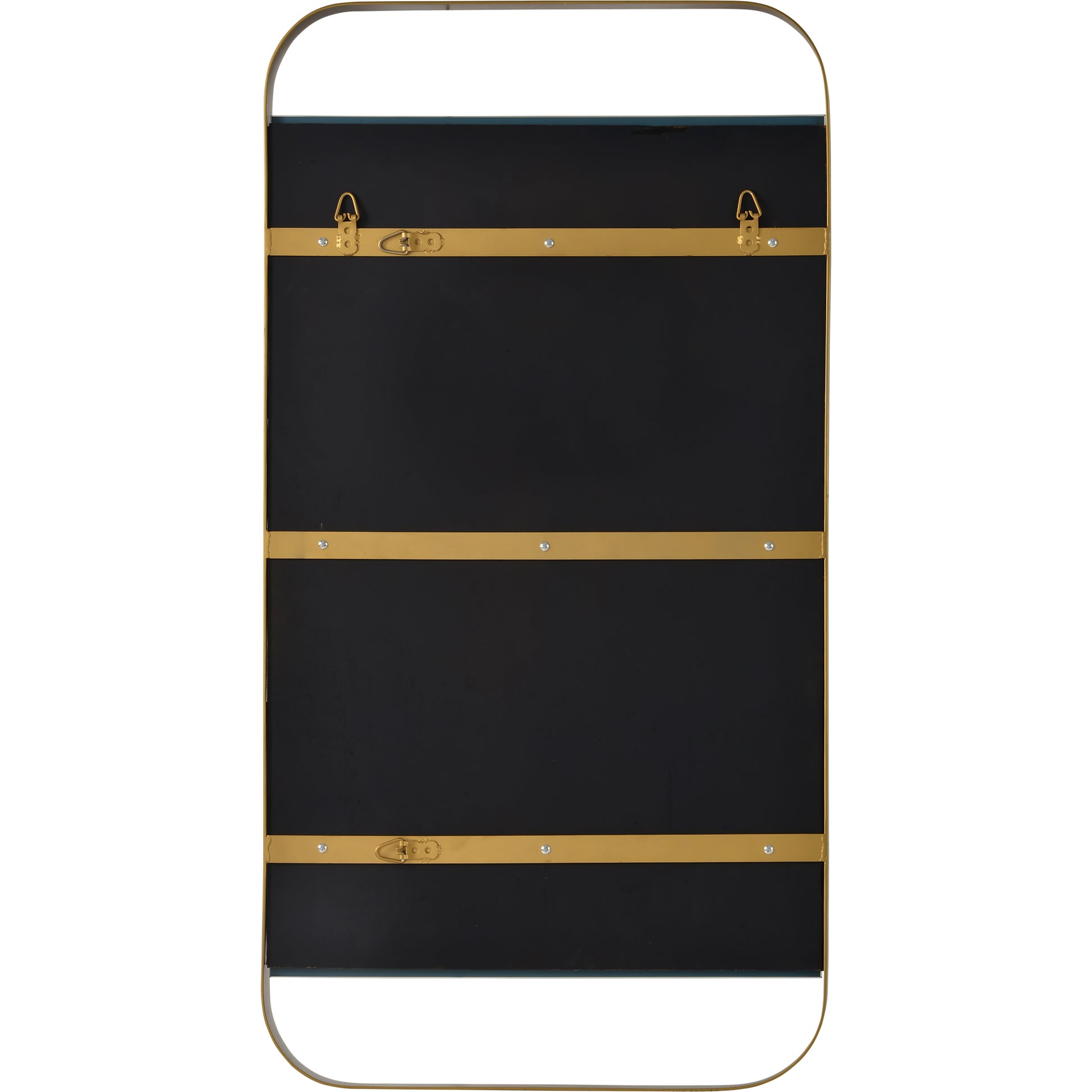 Zariyah 38" Tall Rectangle Wall Mirror, Yellow-Mirror-DECOROLALA