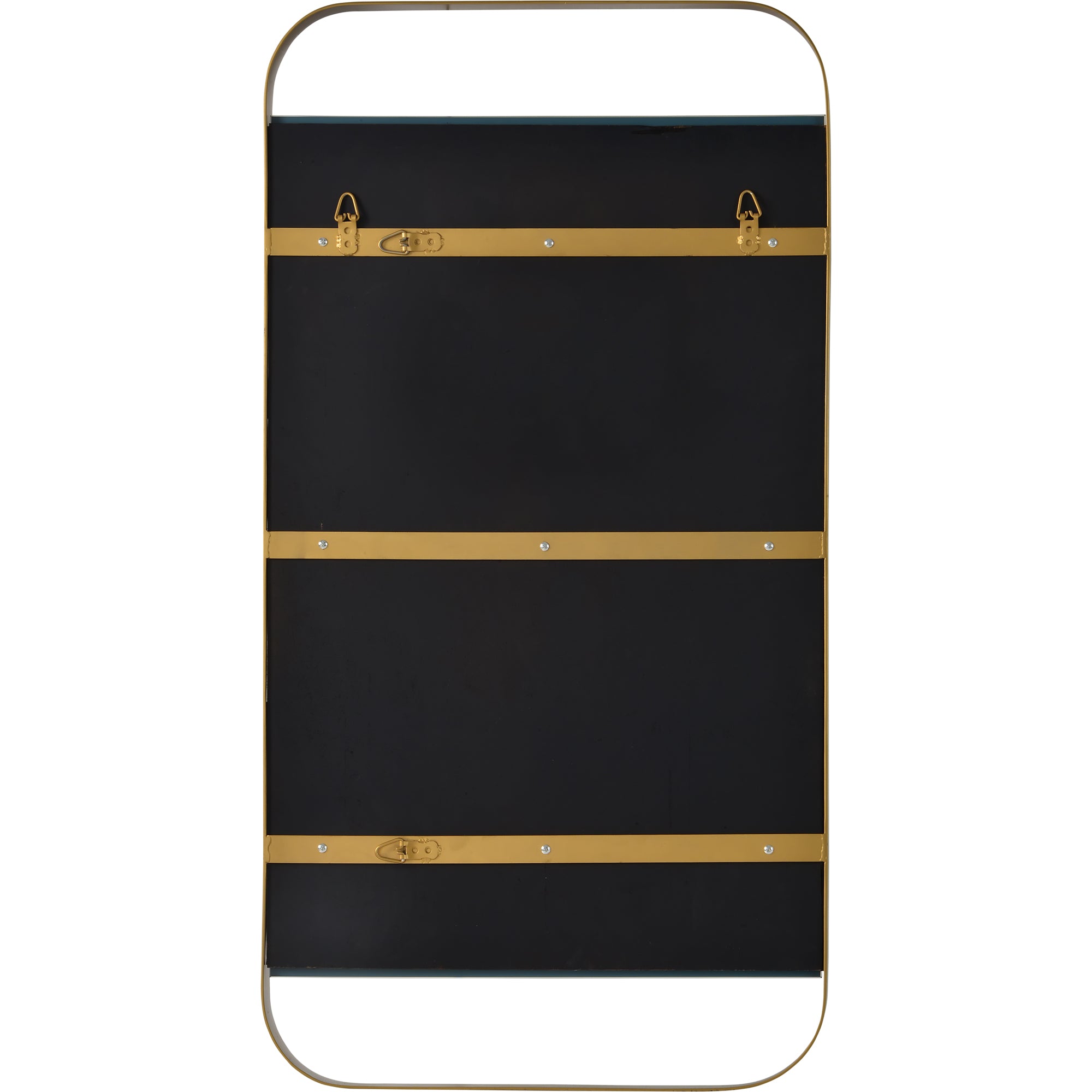 Zariyah 38" Tall Rectangle Wall Mirror, Yellow-Mirror-DECOROLALA