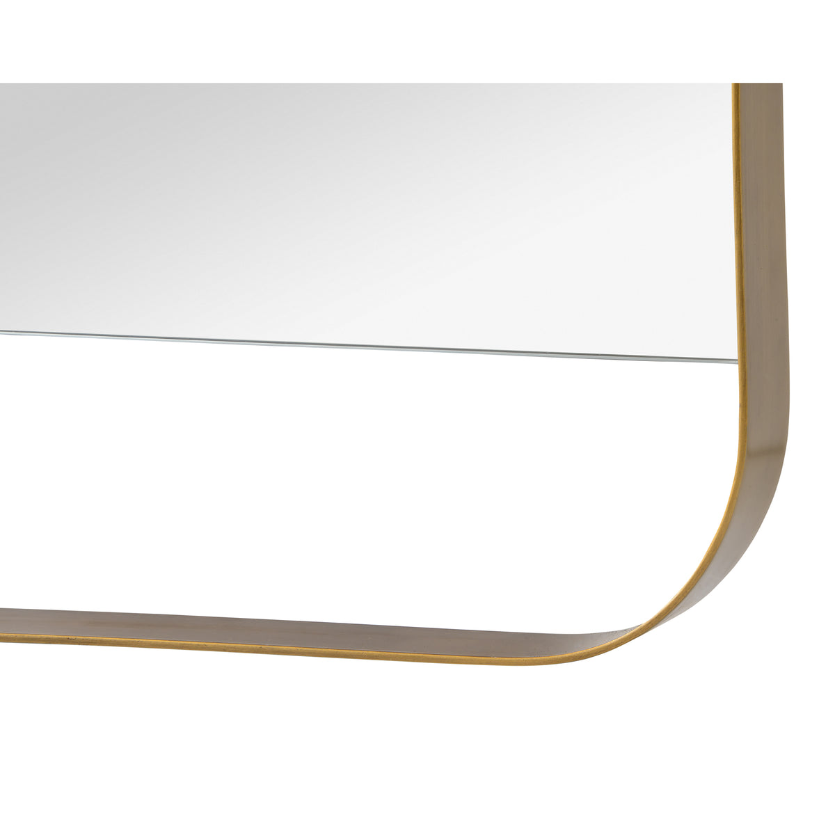 Zariyah 38" Tall Rectangle Wall Mirror, Yellow-Mirrors-DECOROLALA