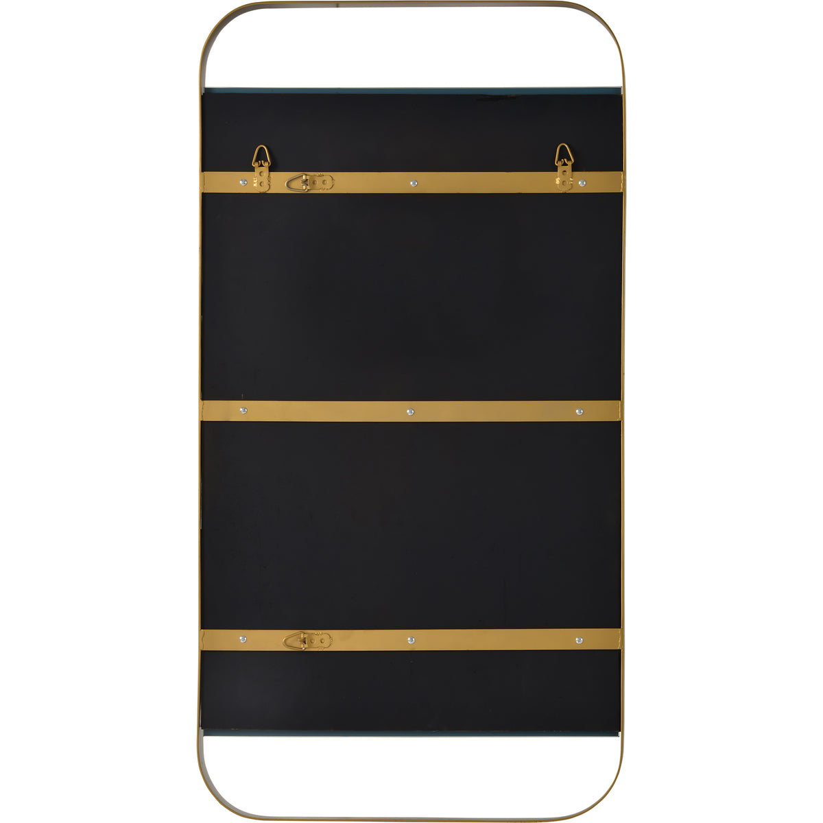 Zariyah 38" Tall Rectangle Wall Mirror, Yellow-Mirrors-DECOROLALA