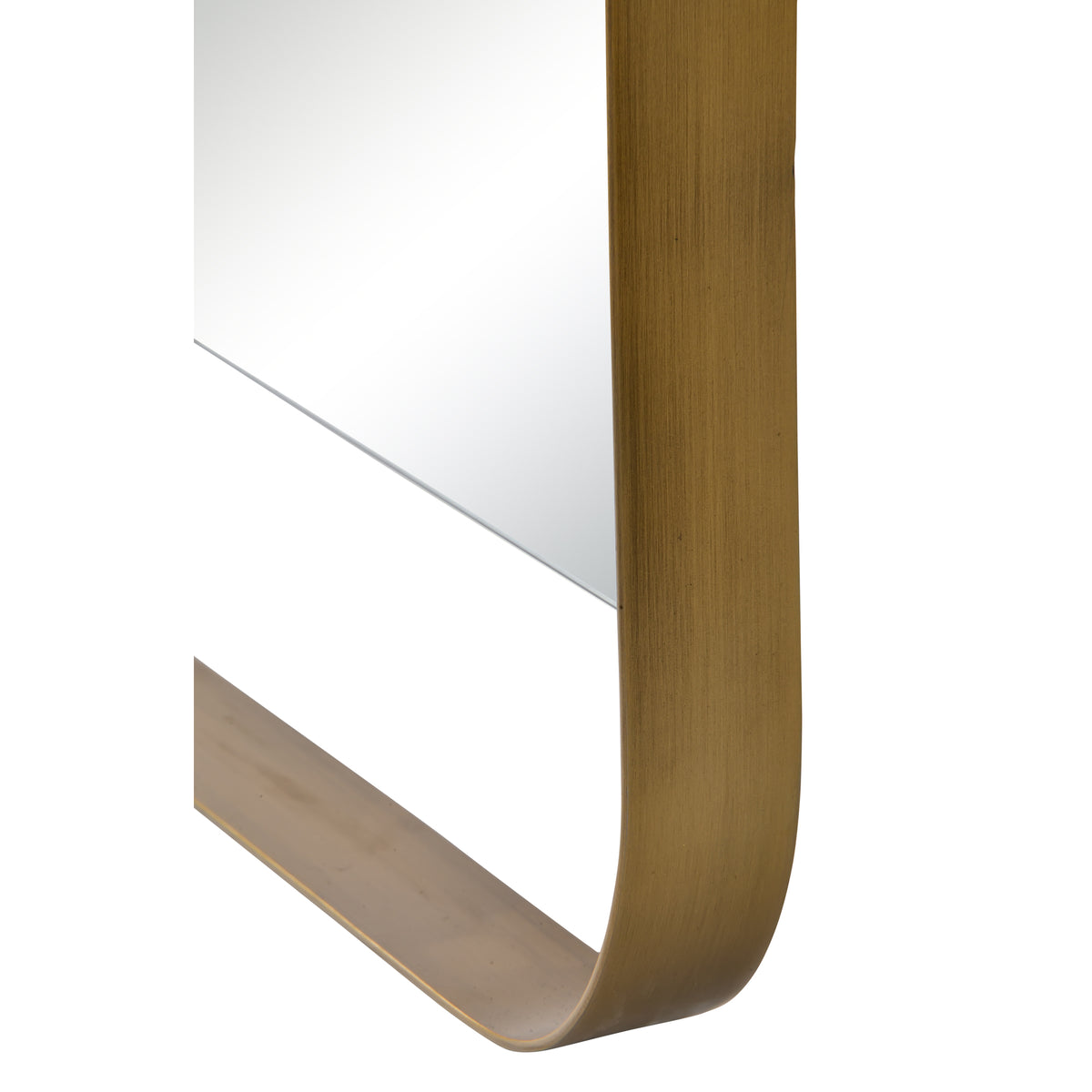 Zariyah 38" Tall Rectangle Wall Mirror, Yellow-Mirrors-DECOROLALA