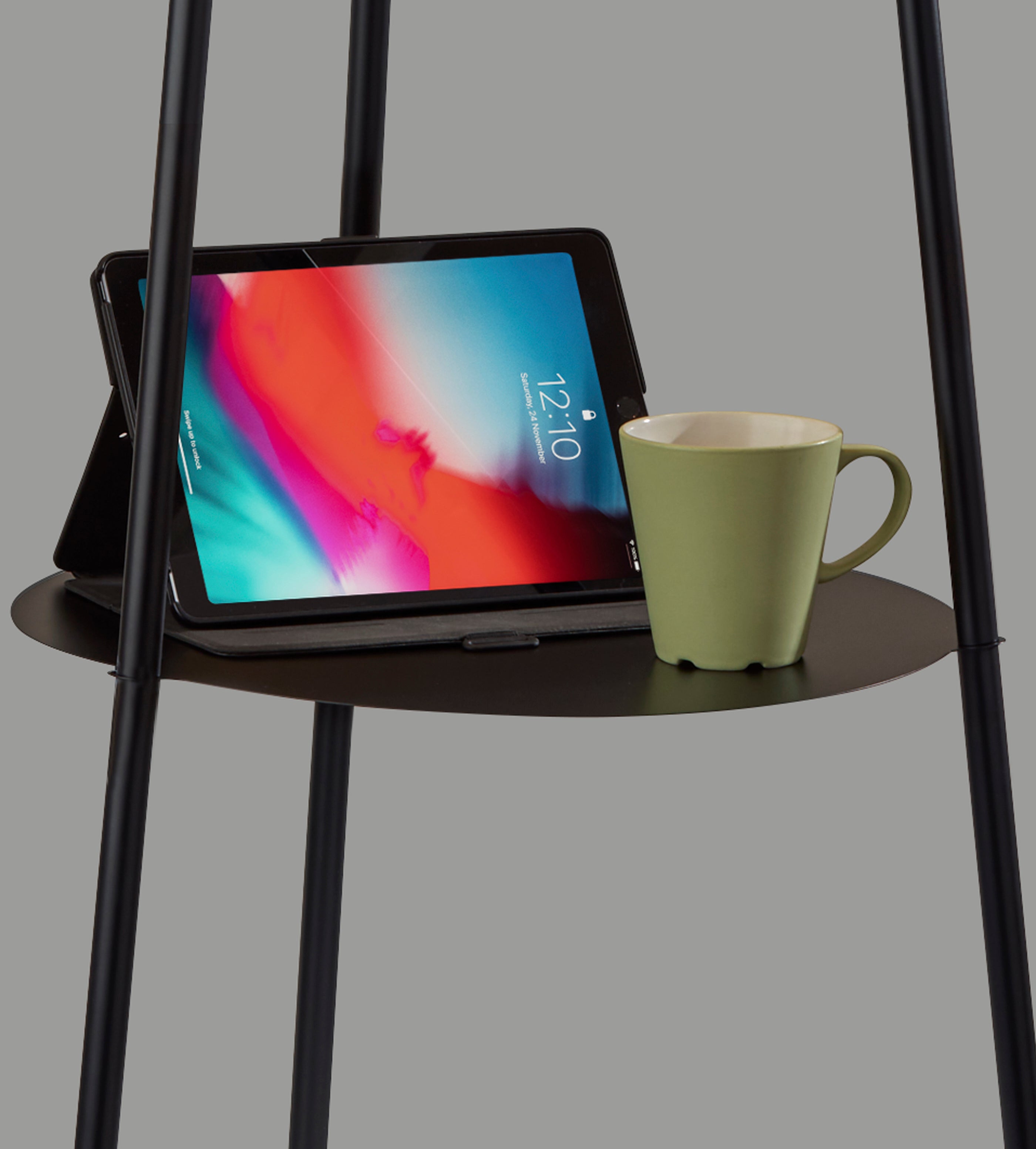 Zeek Shelf Floor Lamp-Lighting-DECOROLALA