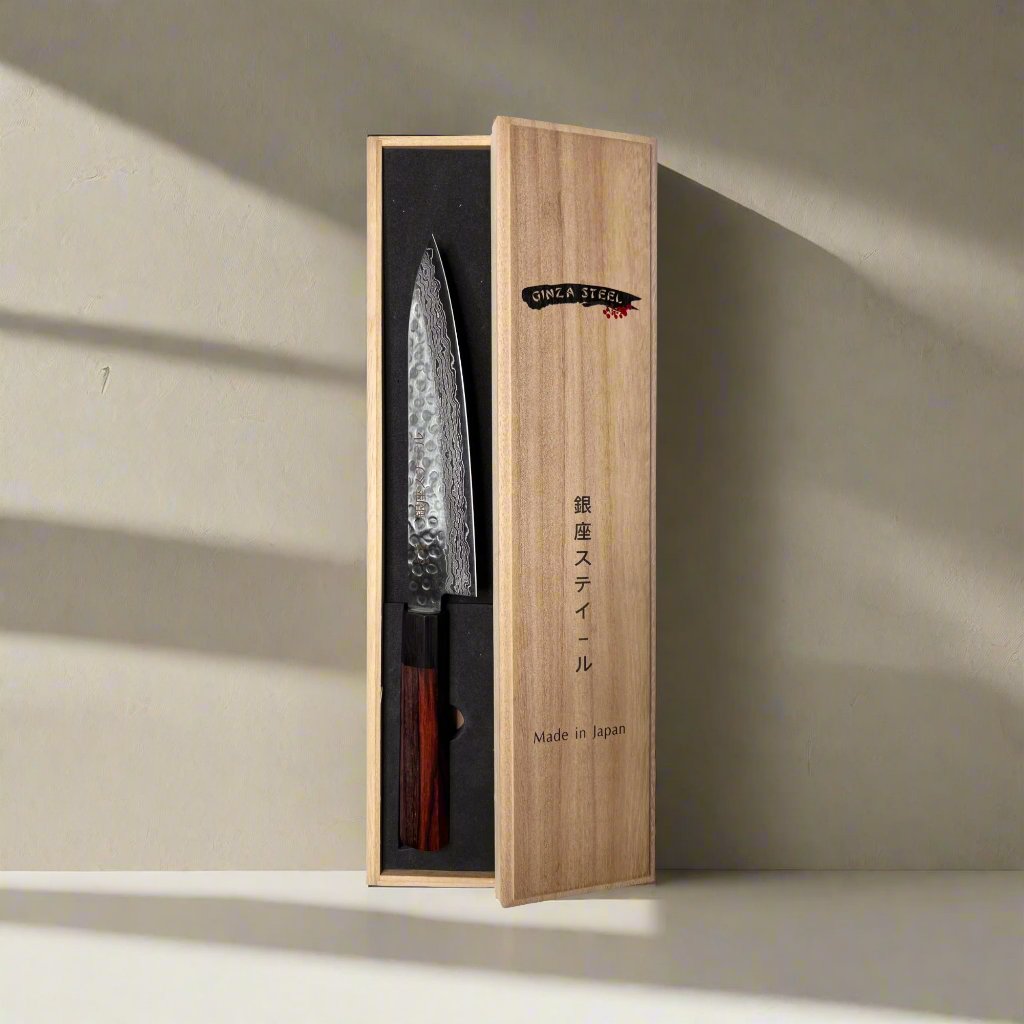 Zen Saya Elite Knife Set - Amaya Gyuto Knife with Saya-Kitchen Knife-DECOROLALA
