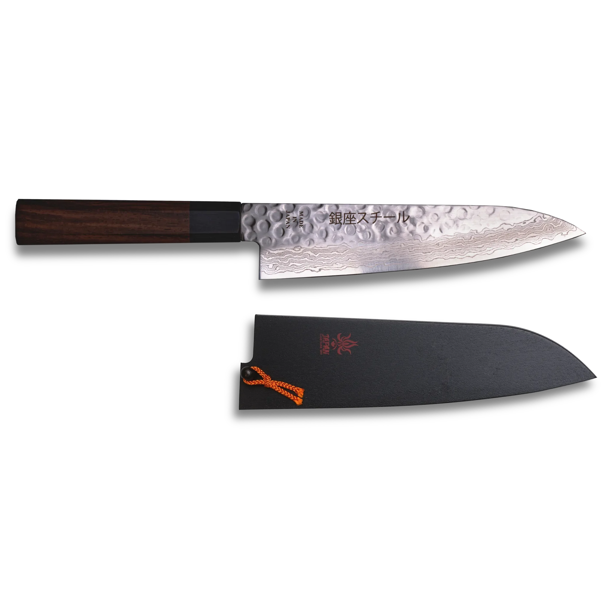 Zen Saya Elite Knife Set - Amaya Gyuto Knife with Saya-Kitchen Knife-DECOROLALA
