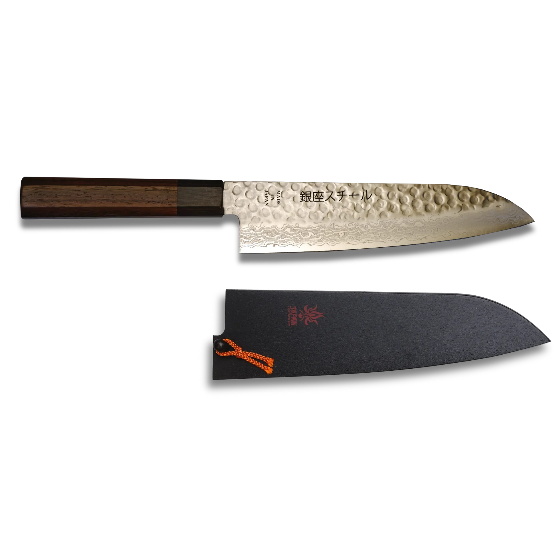 Zen Saya Elite Knife Set - Takayama Santoku Knife with Saya-Kitchen Knife-DECOROLALA