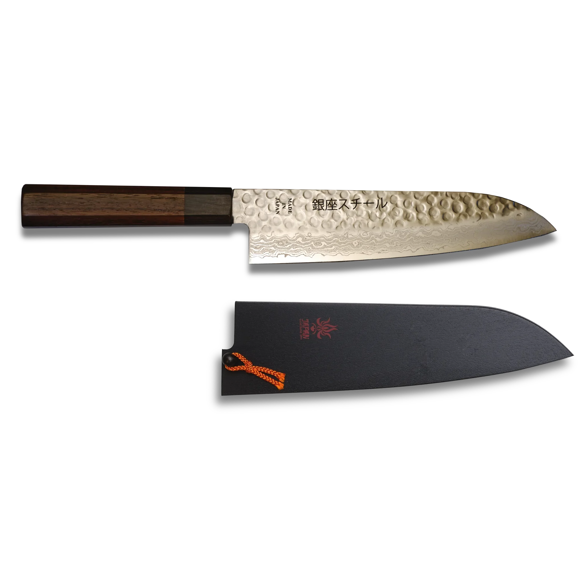 Zen Saya Elite Knife Set - Takayama Santoku Knife with Saya-Kitchen Knife-DECOROLALA