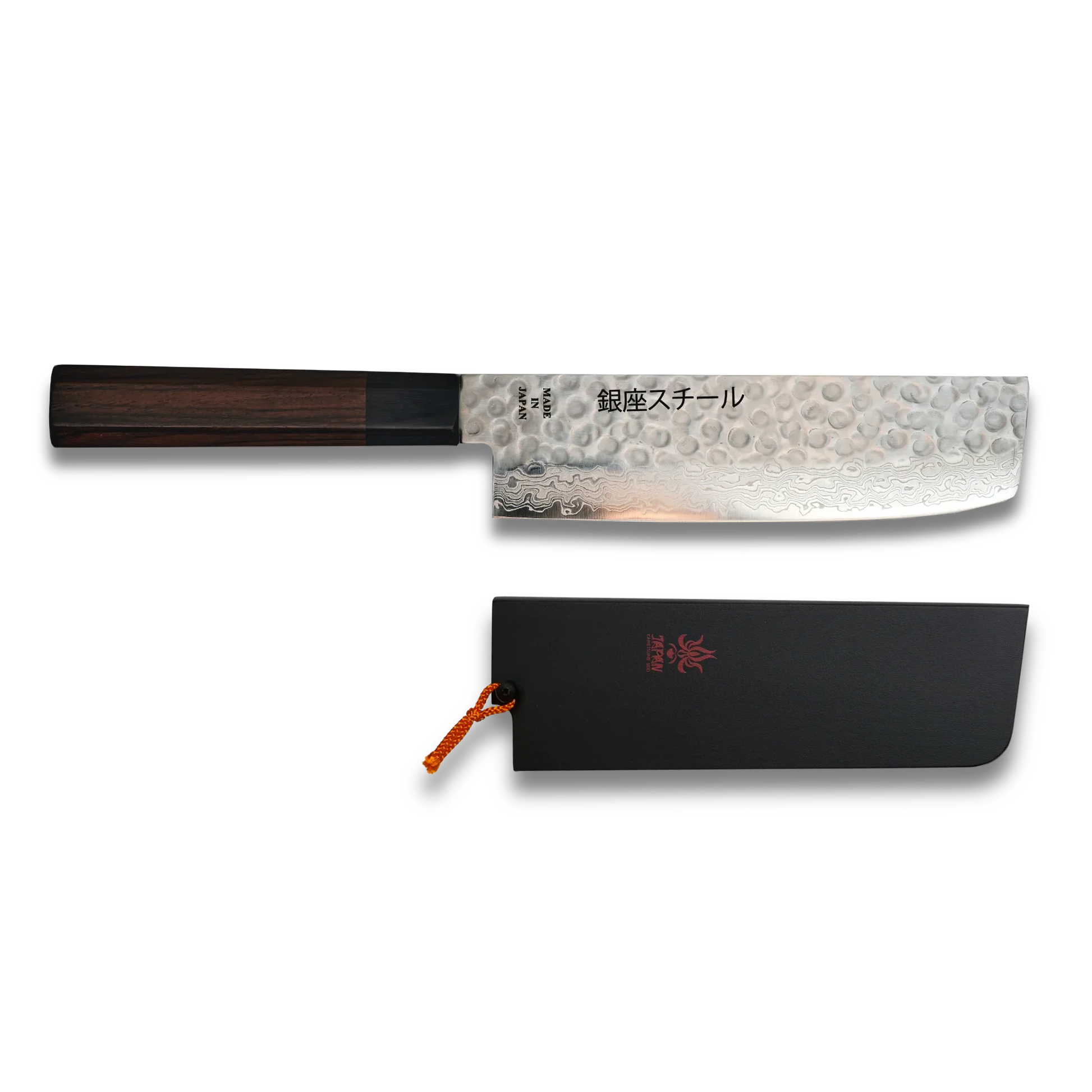 Zen Saya Elite Knife Set - Tsumugi Nakiri Knife with Saya-Kitchen Knife-DECOROLALA